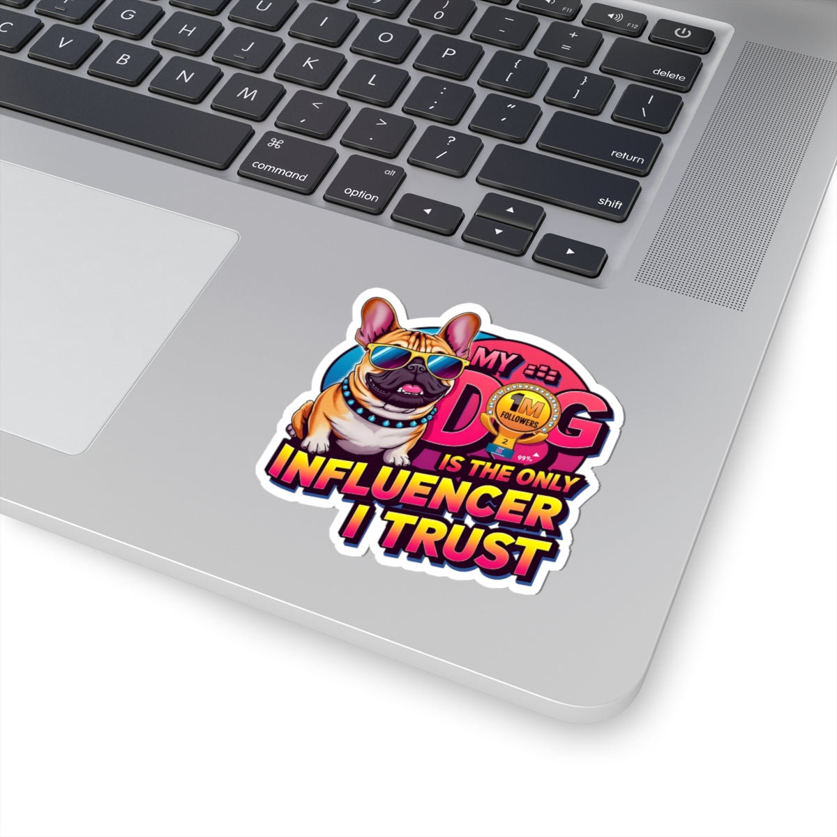 Dog Influencer Kiss-Cut Stickers, Pet Lover Decor, Funny Dog Stickers, Laptop Stickers, Gift for Dog Owners