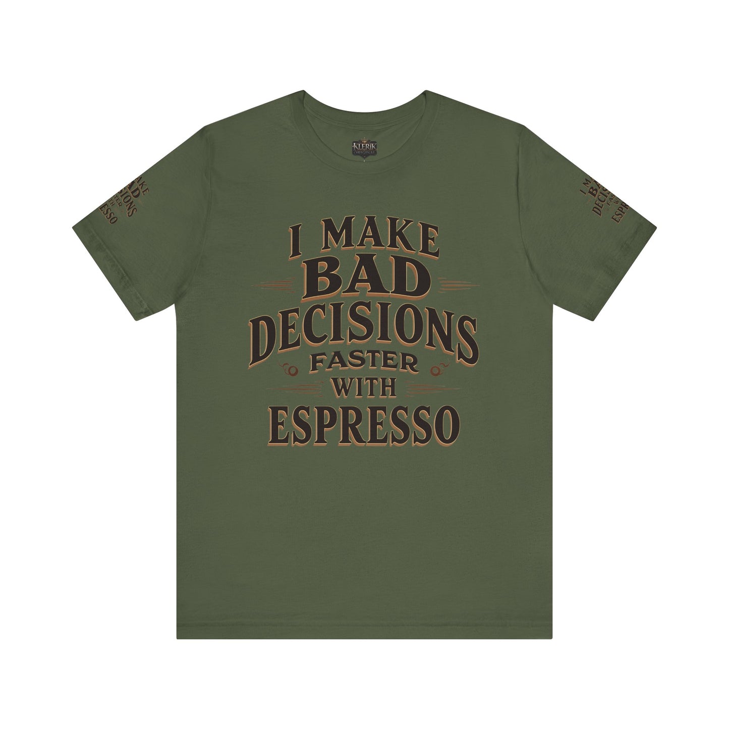 Espresso Humor Tee, Funny Coffee Shirt, Unisex Graphic Tee, Gift for Coffee Lovers, Casual Wear, Party Attire