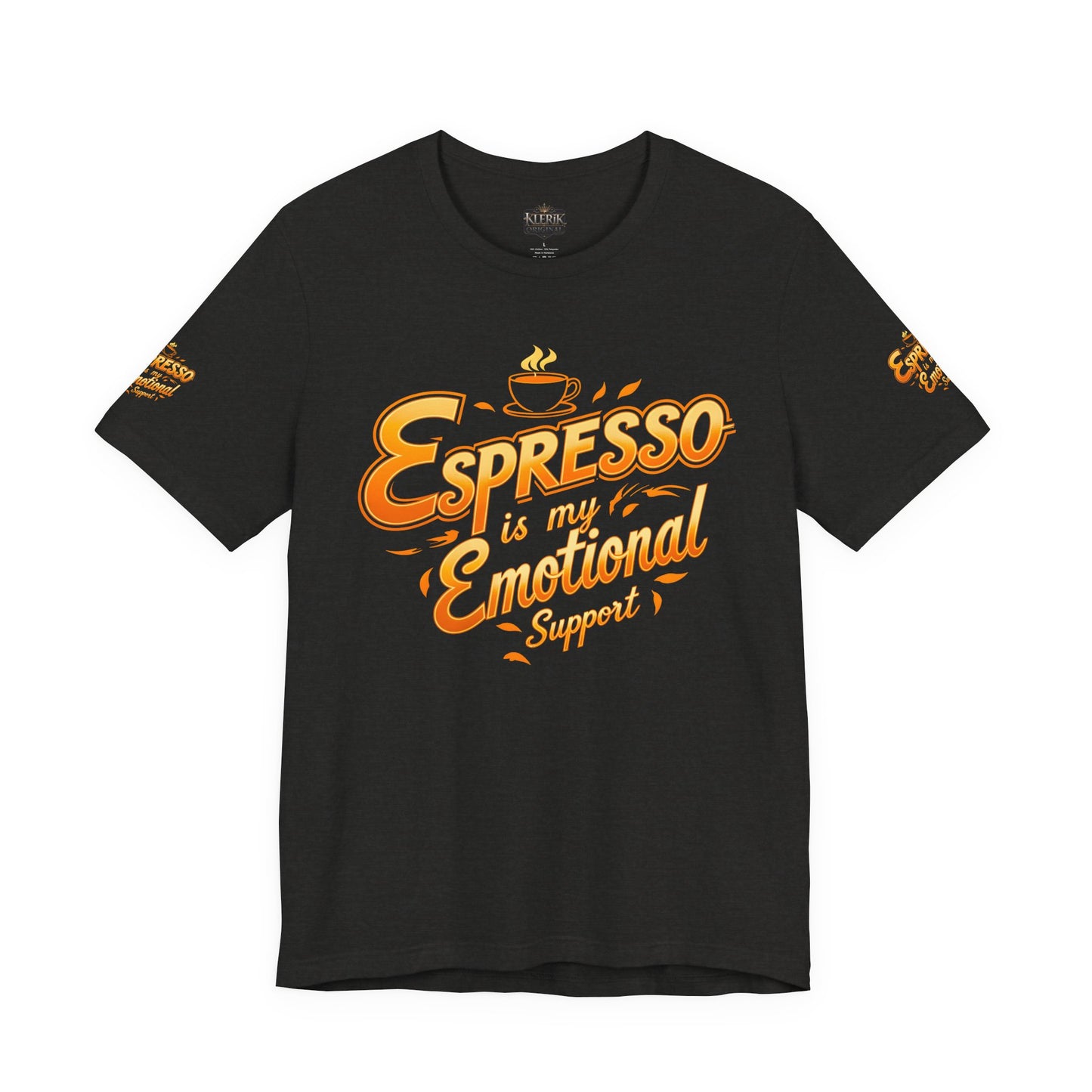 Espresso Is My Emotional Support Tee Funny Coffee Lover Shirt, Unisex Tee, Gift for Baristas, Birthday Apparel, Casual Wear