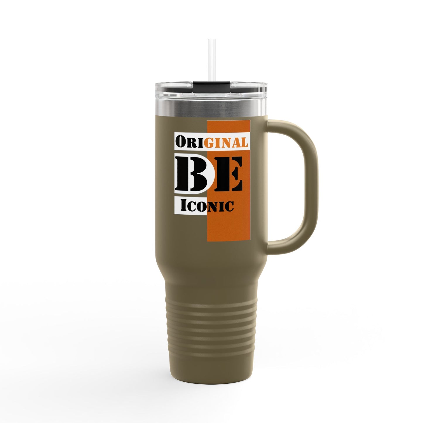 Insulated Travel Mug, Be Iconic 40oz, Travel Tumbler, Stylish Coffee Mug, Perfect Gift For Coffee Lovers, Outdoor and Office Use