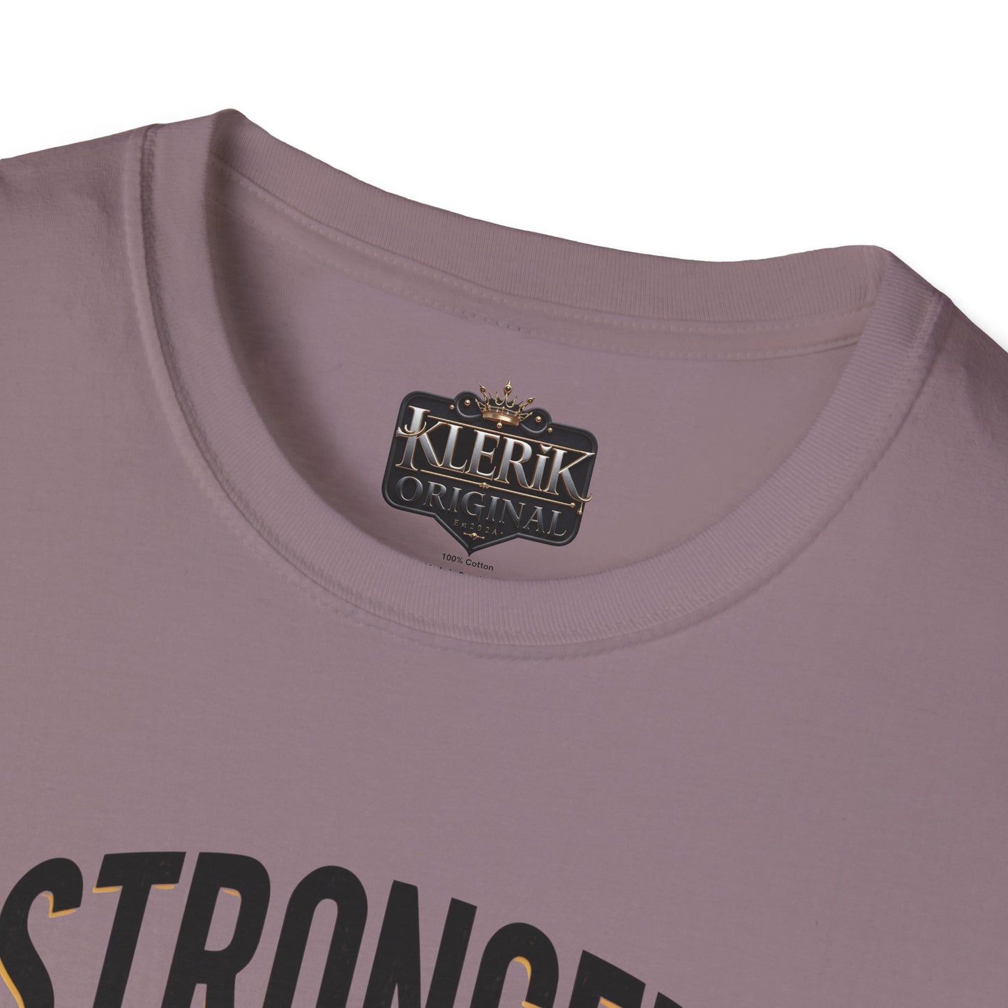 Stronger Than Yesterday Unisex Softstyle T-Shirt | Motivational Gym Tee, Fitness Gift, Workout Apparel, Inspirational Shirt, Casual Wear