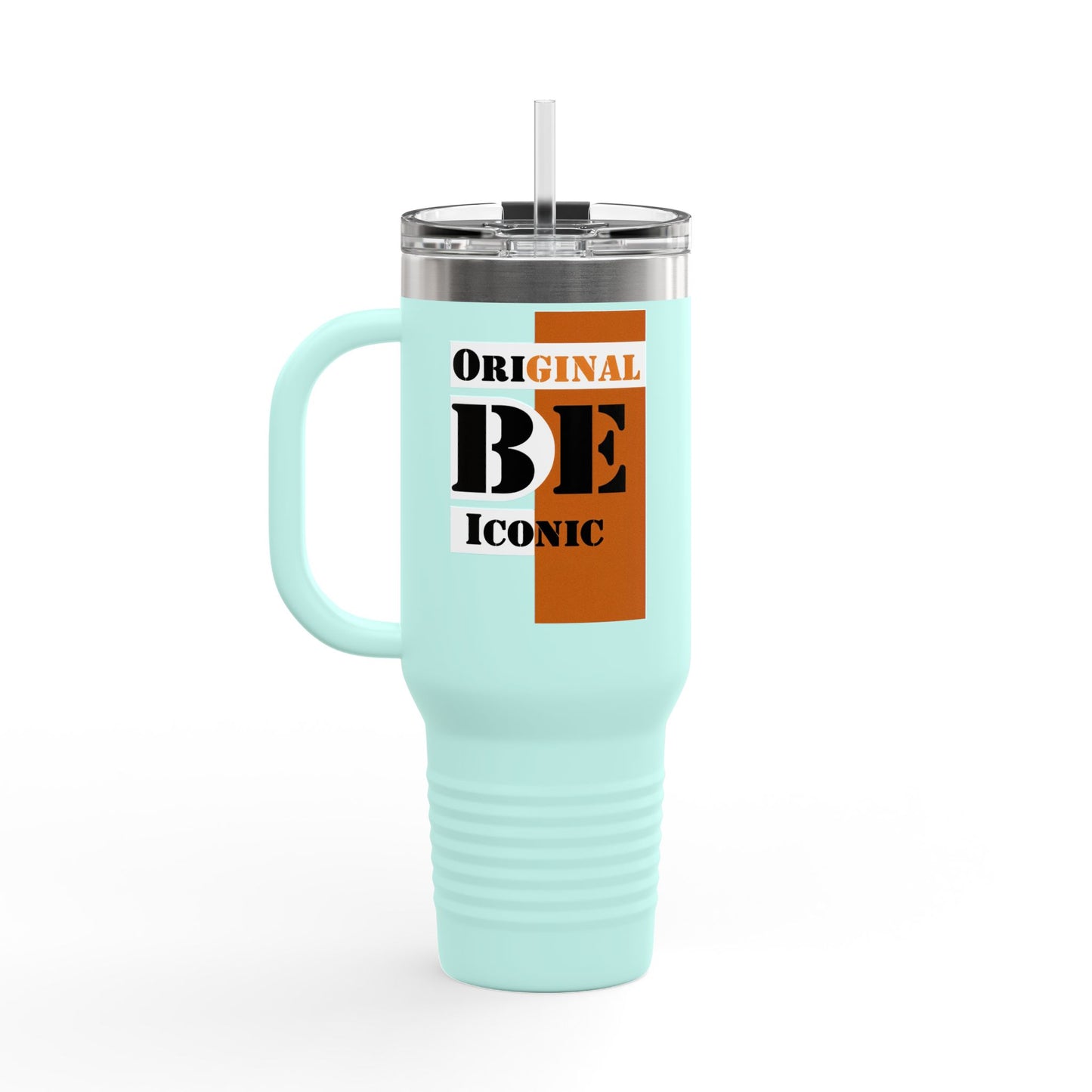 Insulated Travel Mug, Be Iconic 40oz, Travel Tumbler, Stylish Coffee Mug, Perfect Gift For Coffee Lovers, Outdoor and Office Use