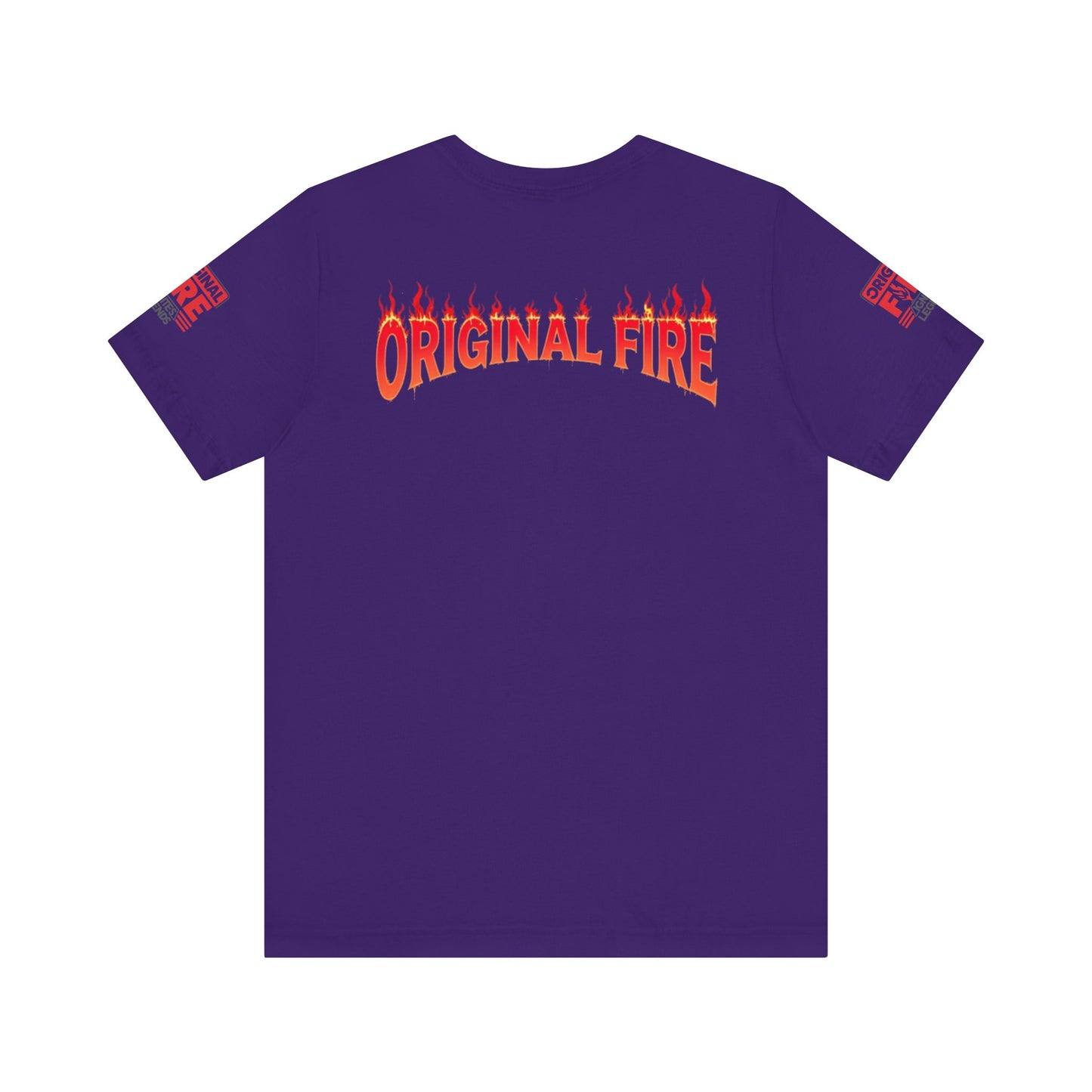 Men's Fire-Themed Graphic Tee, Original Fire Ignites Legends