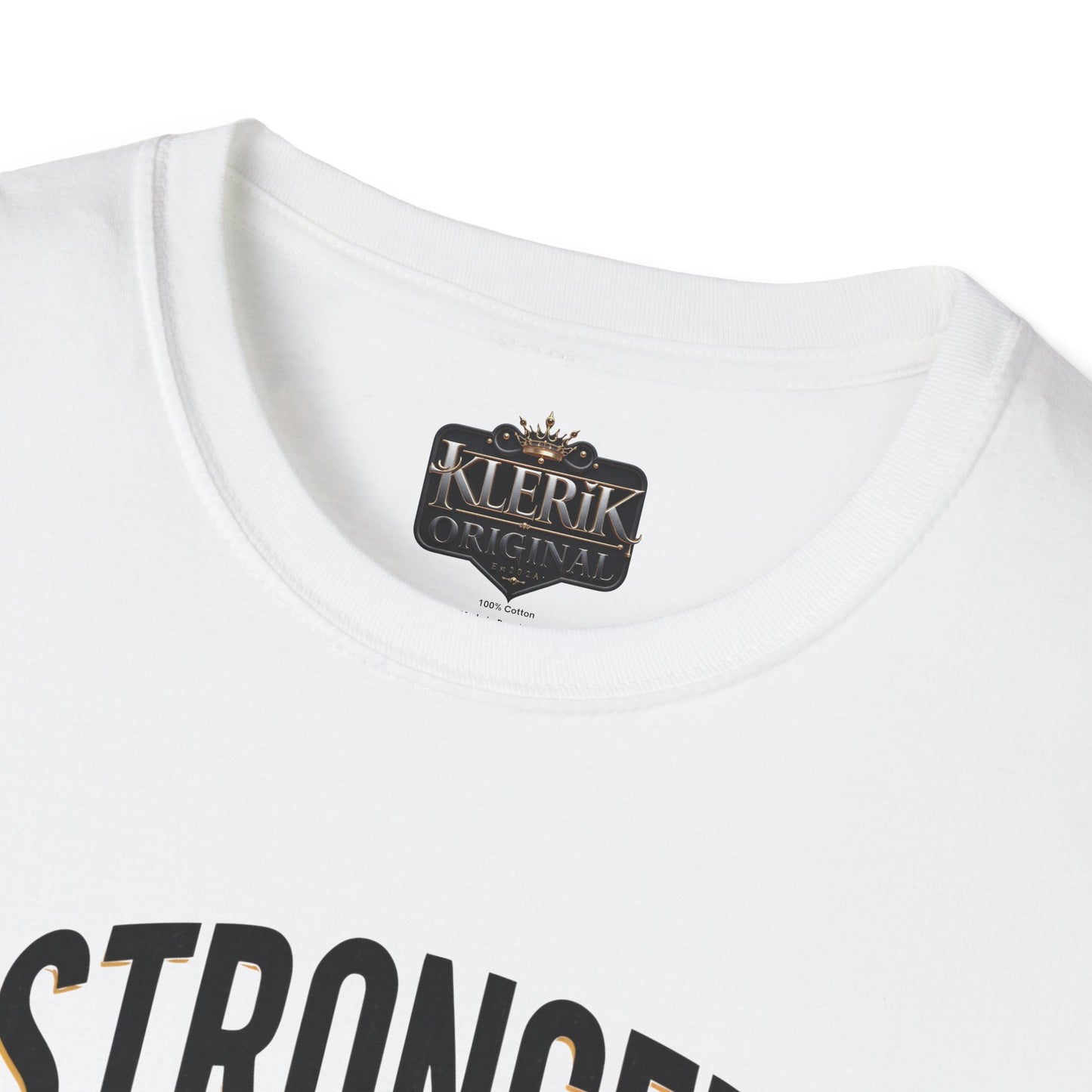 Stronger Than Yesterday Unisex Softstyle T-Shirt | Motivational Gym Tee, Fitness Gift, Workout Apparel, Inspirational Shirt, Casual Wear