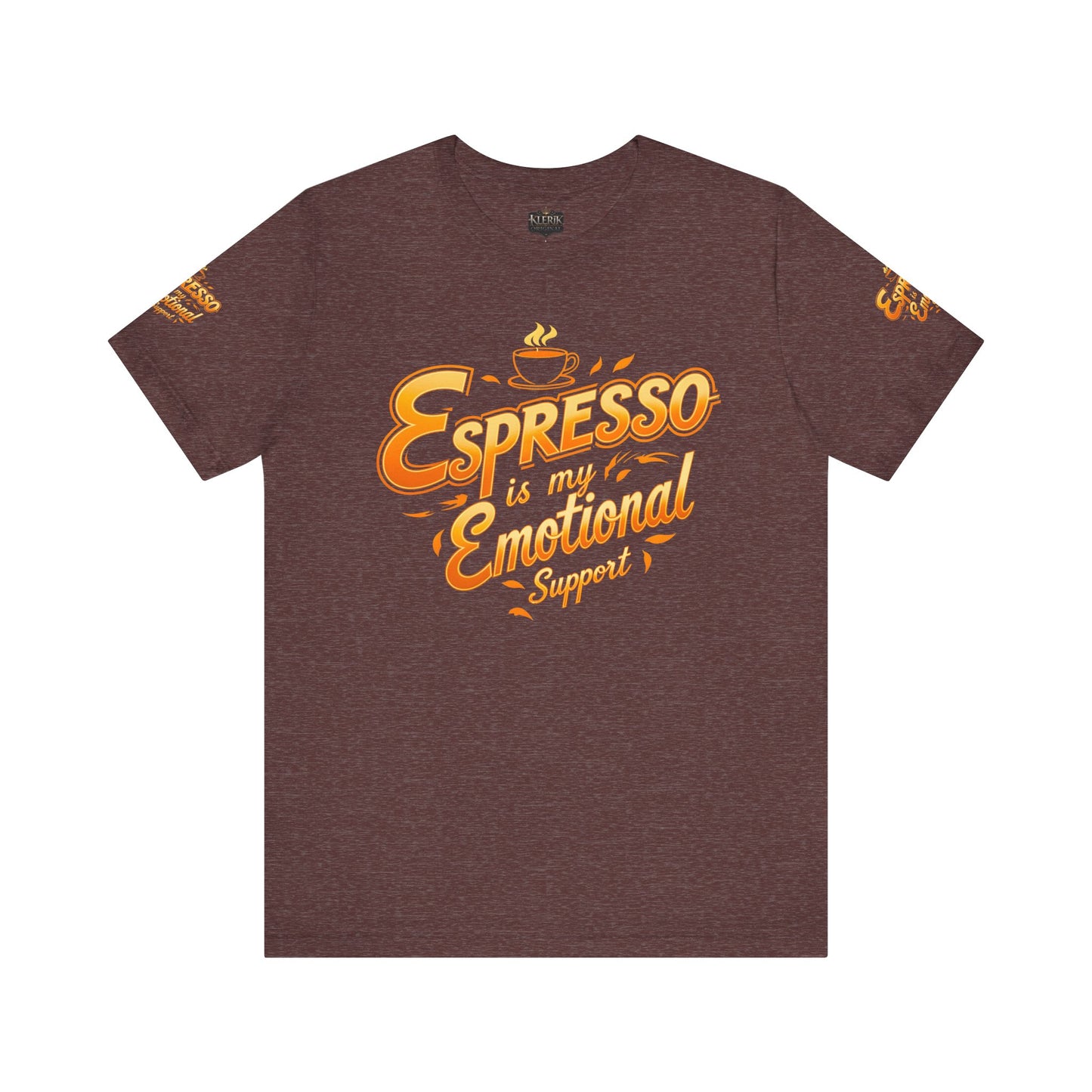 Espresso Is My Emotional Support Tee Funny Coffee Lover Shirt, Unisex Tee, Gift for Baristas, Birthday Apparel, Casual Wear