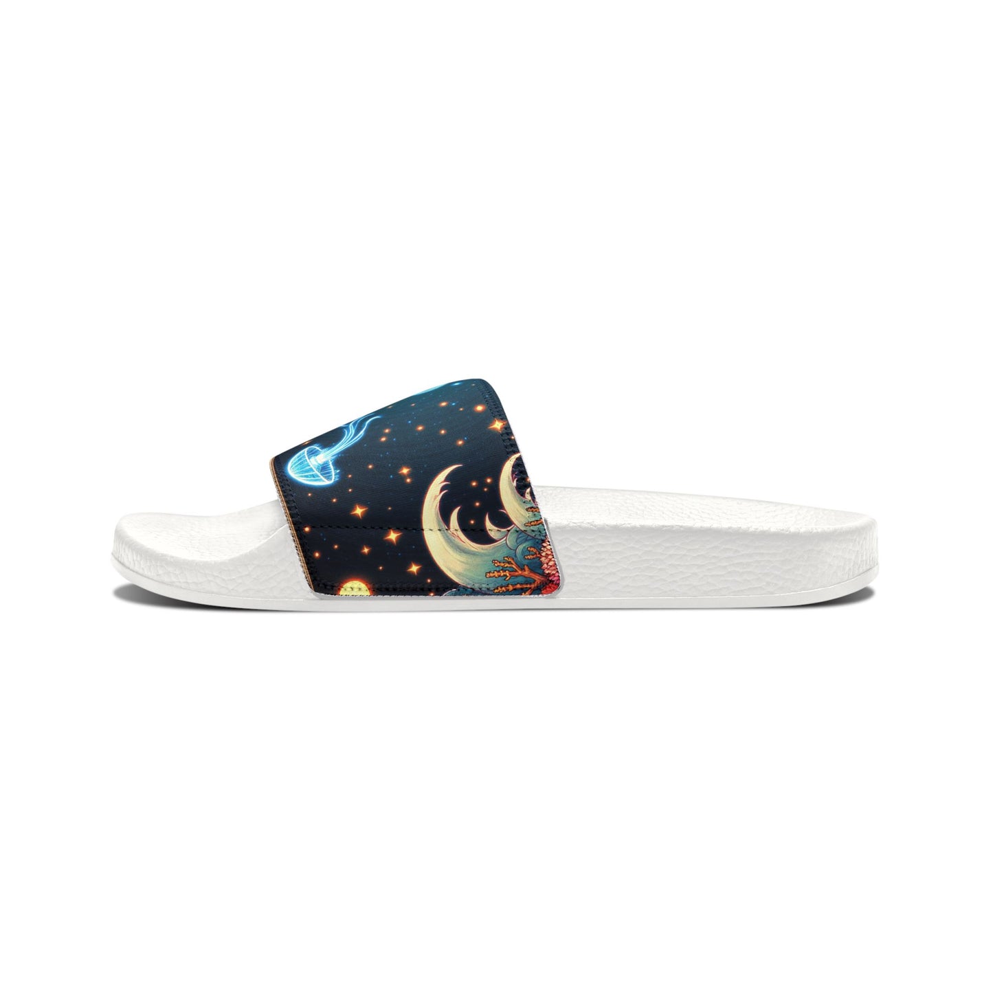 Cosmic-Themed Men's Sandals - Slip-On Comfort, Summer Footwear, Beach Sandals, Casual Summer Style, Starry Night Vibe, Ideal for [...]