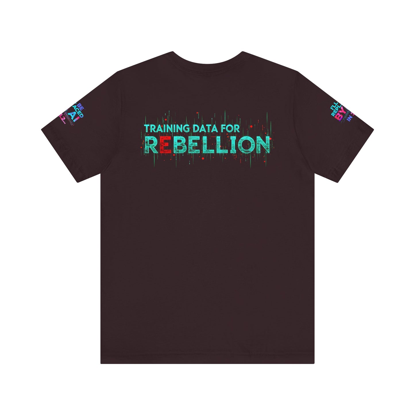 AI Rebellion Graphic Tee | Unisex Short Sleeve Shirt, Tech Humor T-shirt, Gift for AI Enthusiasts, Geek Fashion, Statement Clothing