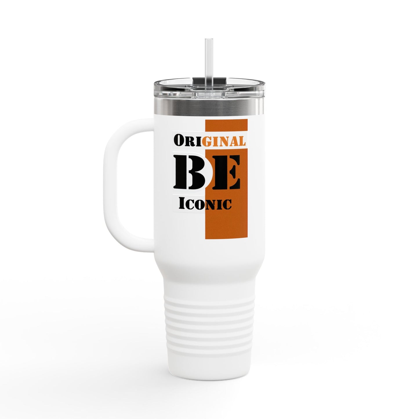 Insulated Travel Mug, Be Iconic 40oz, Travel Tumbler, Stylish Coffee Mug, Perfect Gift For Coffee Lovers, Outdoor and Office Use