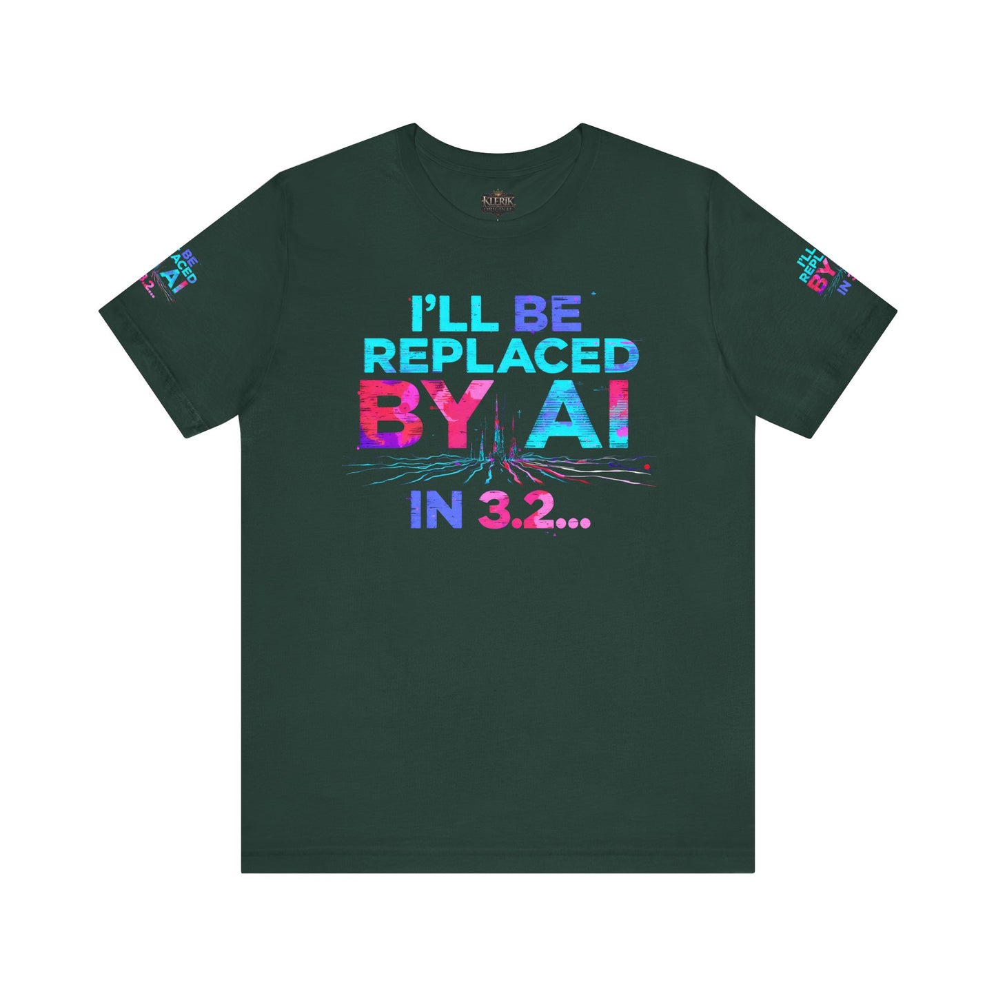 AI Rebellion Graphic Tee | Unisex Short Sleeve Shirt, Tech Humor T-shirt, Gift for AI Enthusiasts, Geek Fashion, Statement Clothing