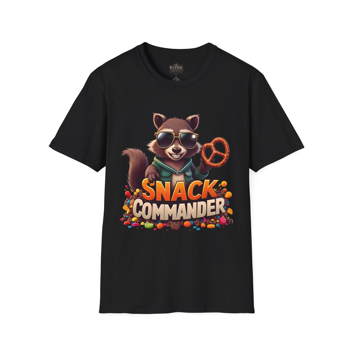 Unisex T-Shirt Snack Commander Design
