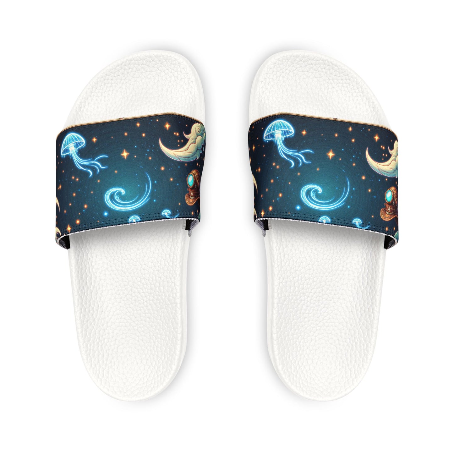 Cosmic-Themed Men's Sandals - Slip-On Comfort, Summer Footwear, Beach Sandals, Casual Summer Style, Starry Night Vibe, Ideal for [...]