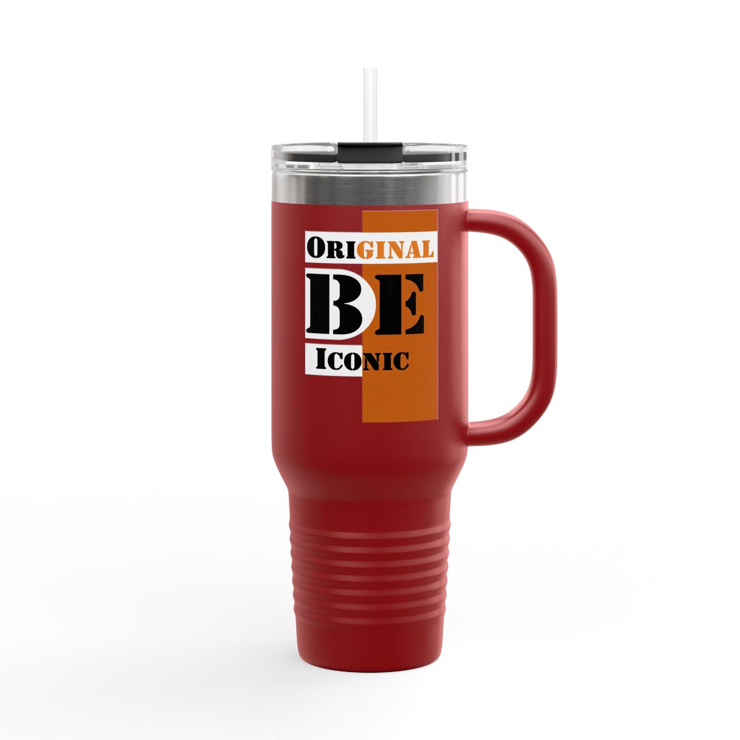 Insulated Travel Mug, Be Iconic 40oz, Travel Tumbler, Stylish Coffee Mug, Perfect Gift For Coffee Lovers, Outdoor and Office Use