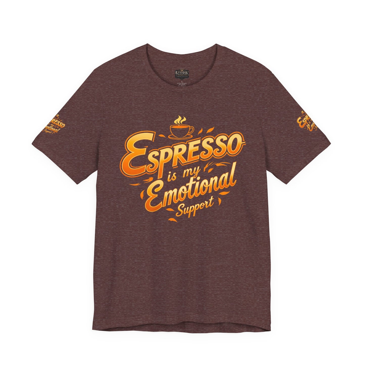 Espresso Is My Emotional Support Tee Funny Coffee Lover Shirt, Unisex Tee, Gift for Baristas, Birthday Apparel, Casual Wear