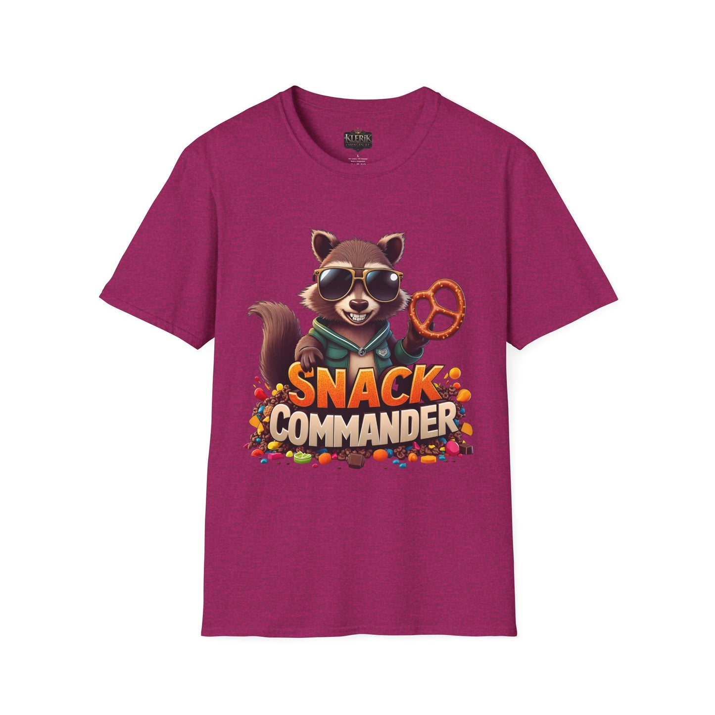 Unisex T-Shirt Snack Commander Design
