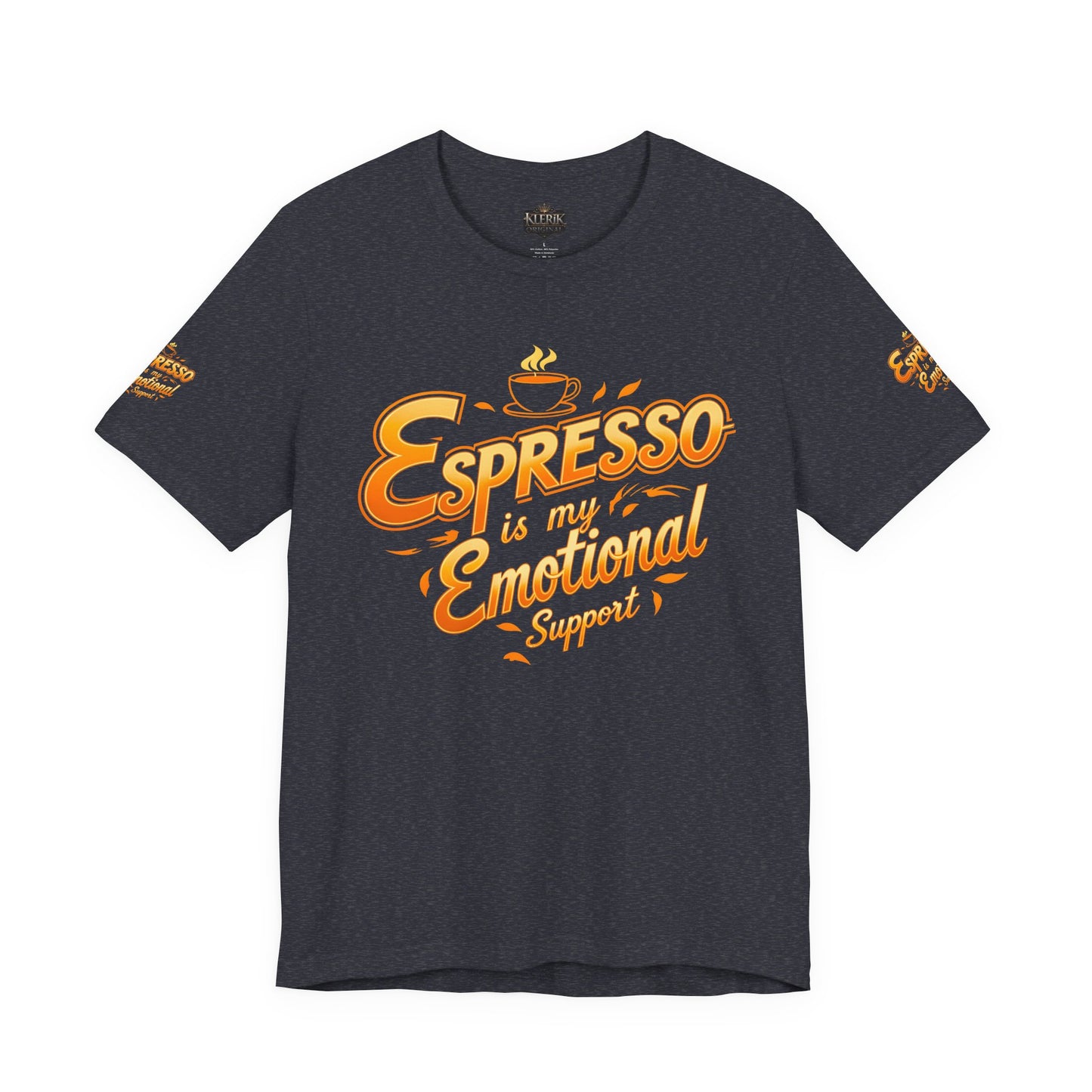 Espresso Is My Emotional Support Tee Funny Coffee Lover Shirt, Unisex Tee, Gift for Baristas, Birthday Apparel, Casual Wear