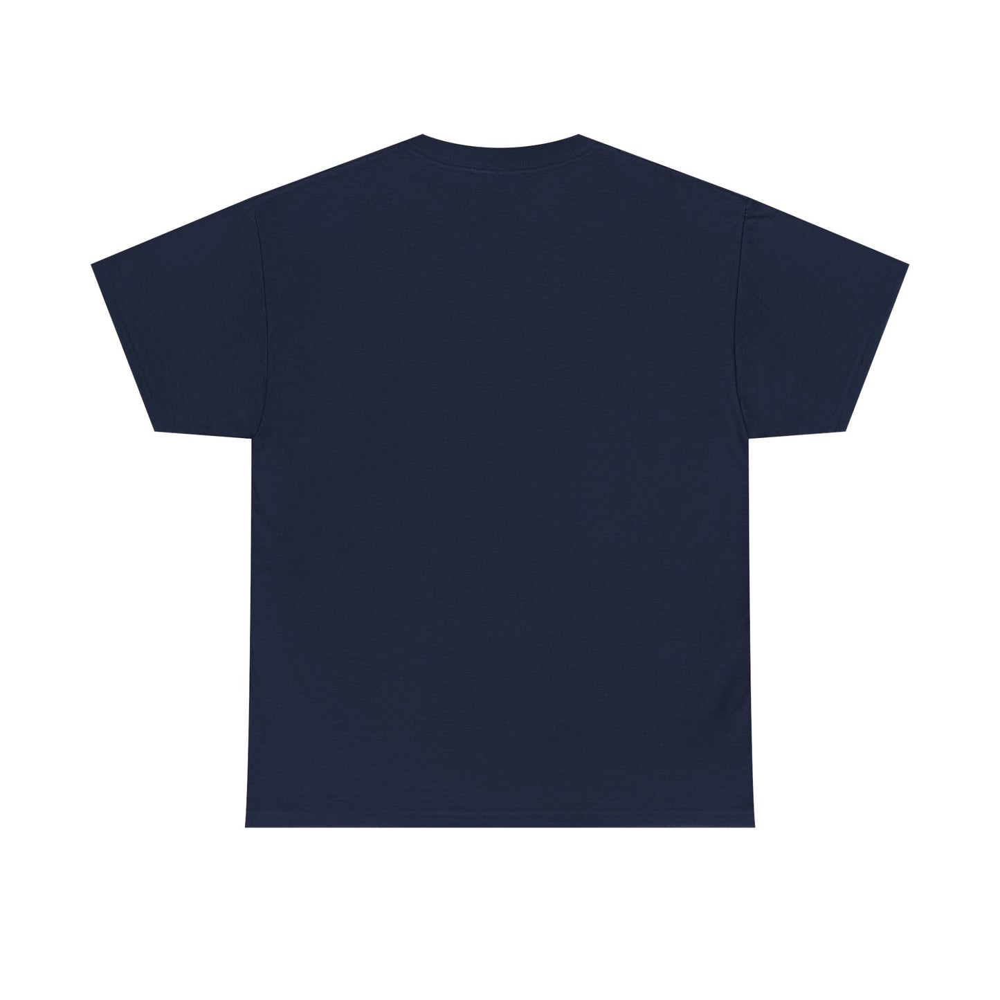 Inspirational Unisex Heavy Cotton Tee - "I AM STRONG AND COURAGEOUS BECAUSE GOD IS WITH ME"