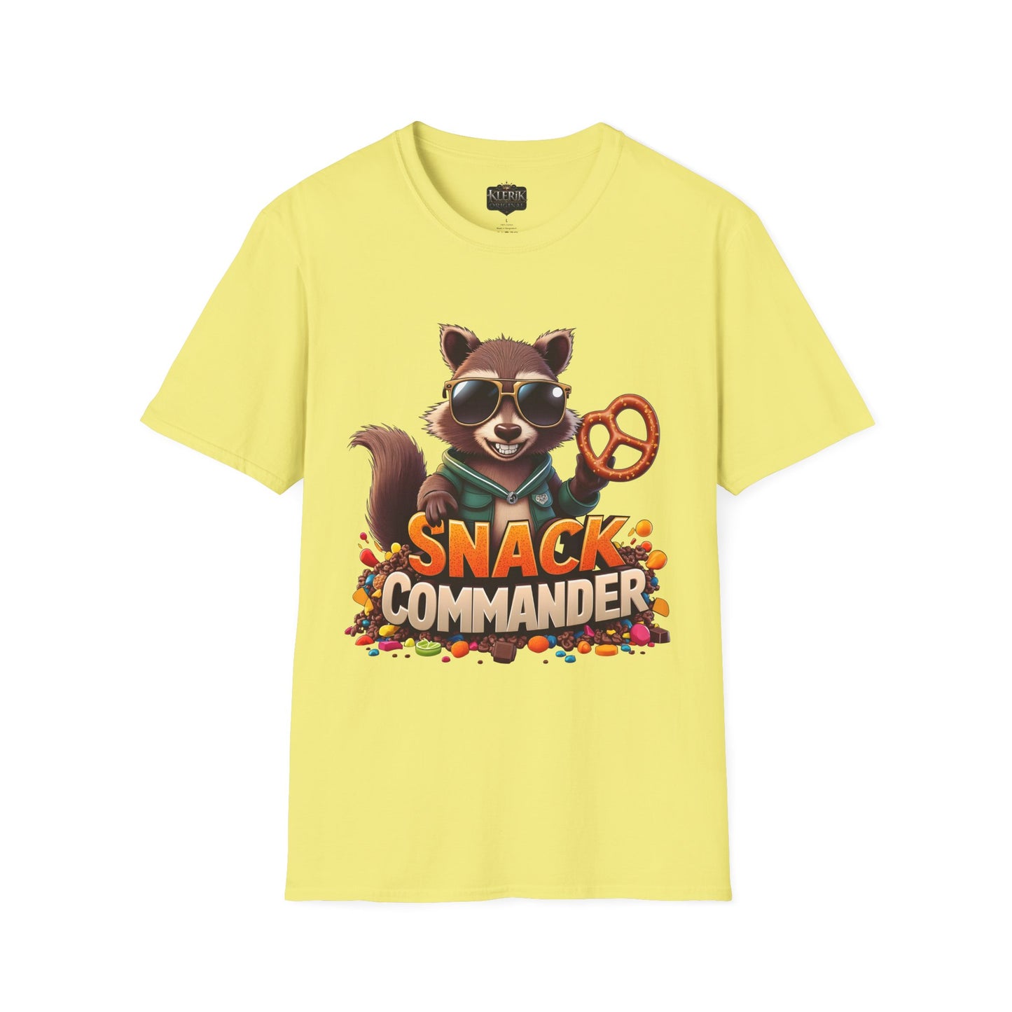 Unisex T-Shirt Snack Commander Design