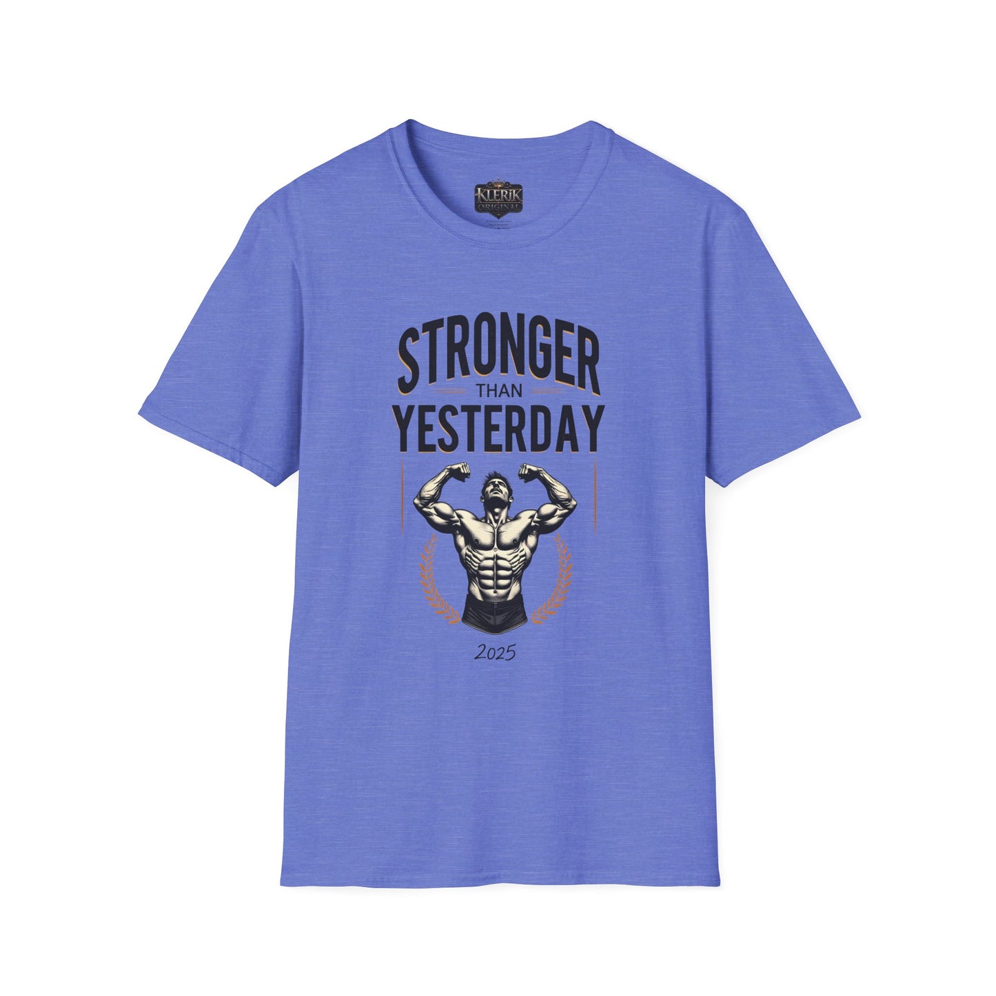 Stronger Than Yesterday Unisex Softstyle T-Shirt | Motivational Gym Tee, Fitness Gift, Workout Apparel, Inspirational Shirt, Casual Wear