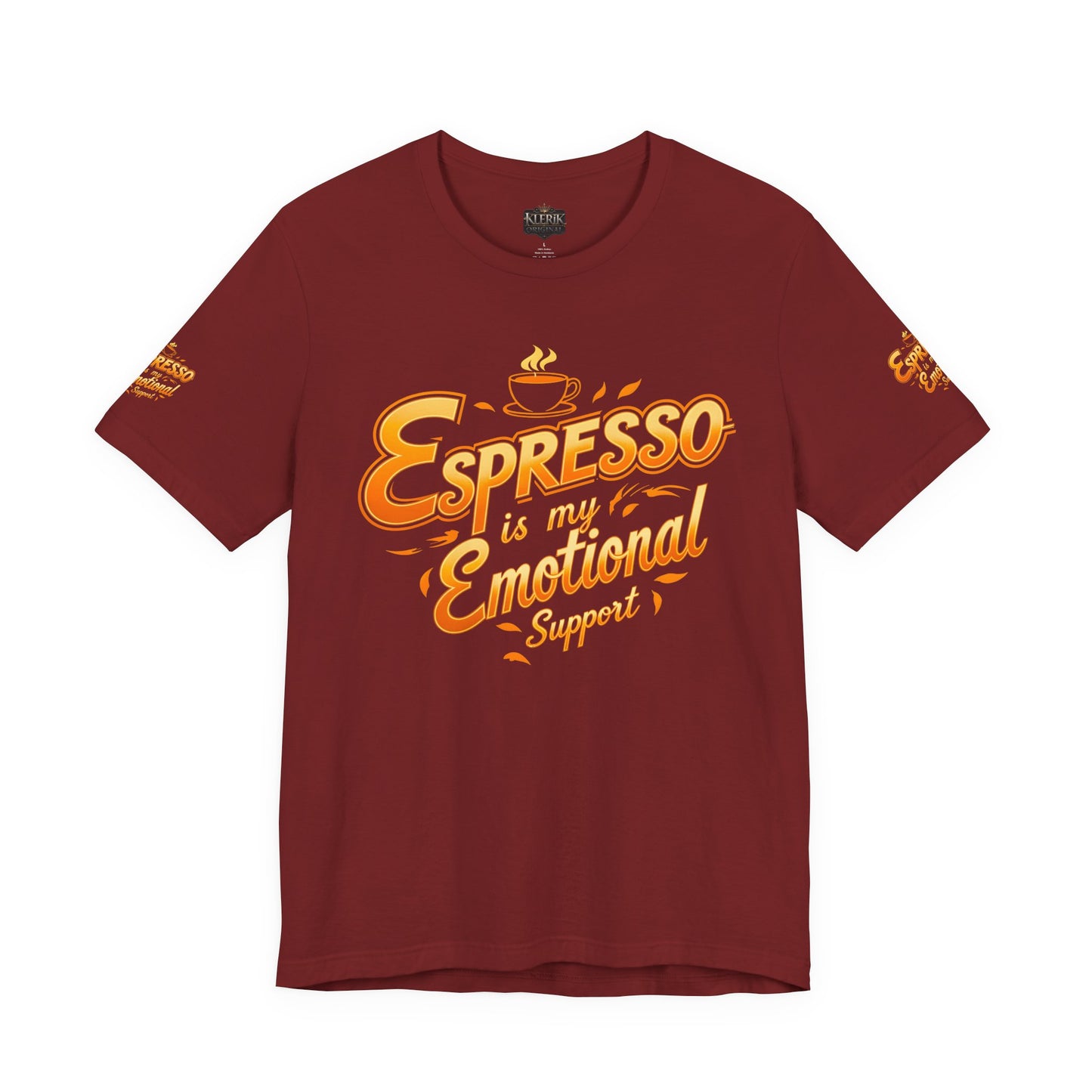 Espresso Is My Emotional Support Tee Funny Coffee Lover Shirt, Unisex Tee, Gift for Baristas, Birthday Apparel, Casual Wear