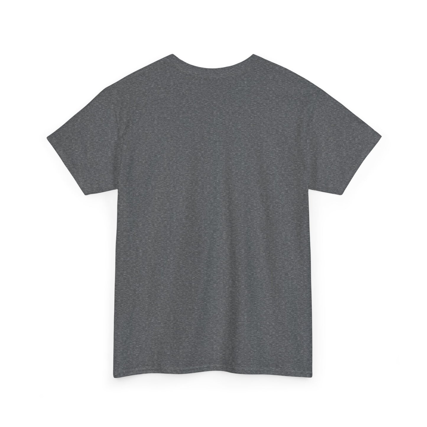 Inspirational Unisex Heavy Cotton Tee - "I AM STRONG AND COURAGEOUS BECAUSE GOD IS WITH ME"