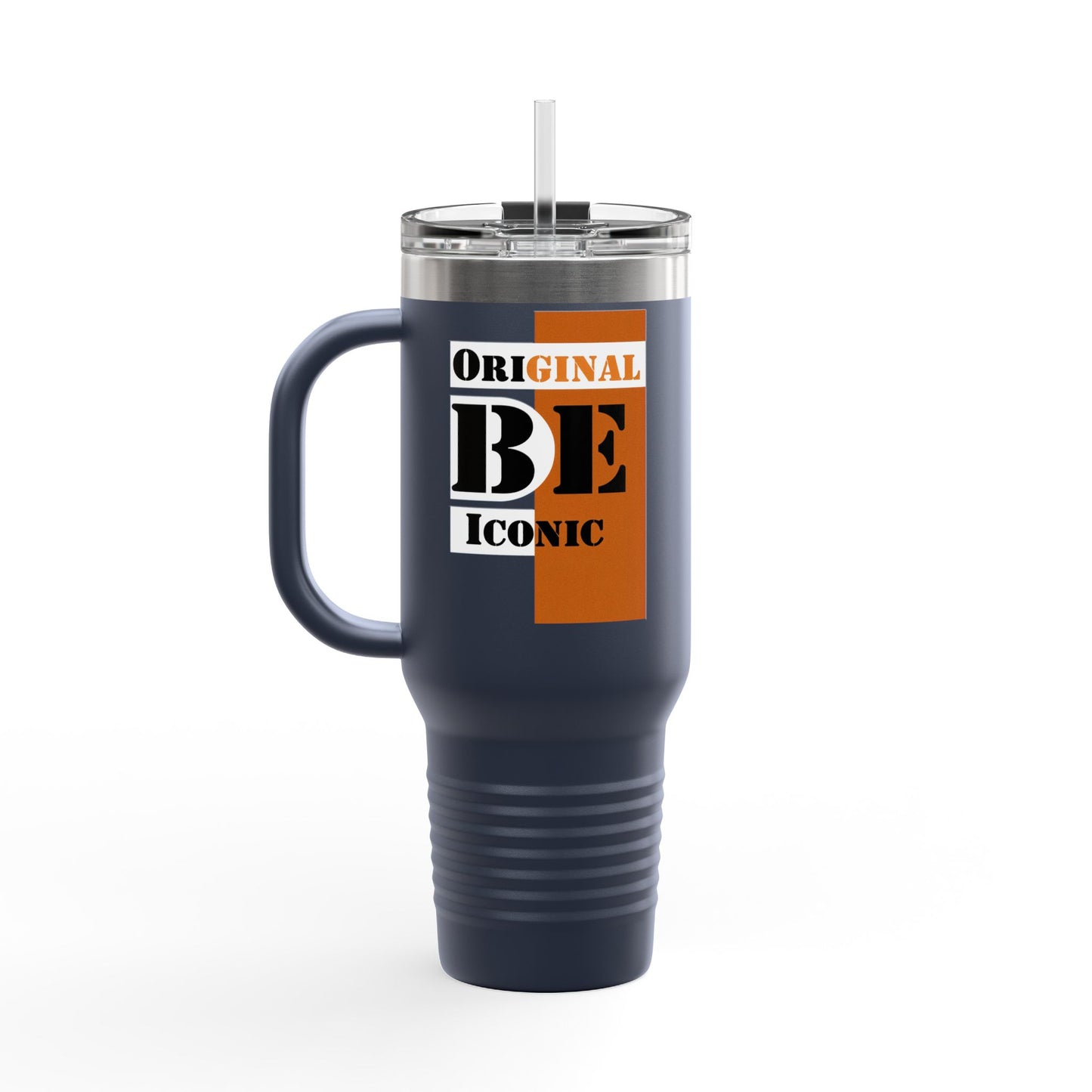 Insulated Travel Mug, Be Iconic 40oz, Travel Tumbler, Stylish Coffee Mug, Perfect Gift For Coffee Lovers, Outdoor and Office Use