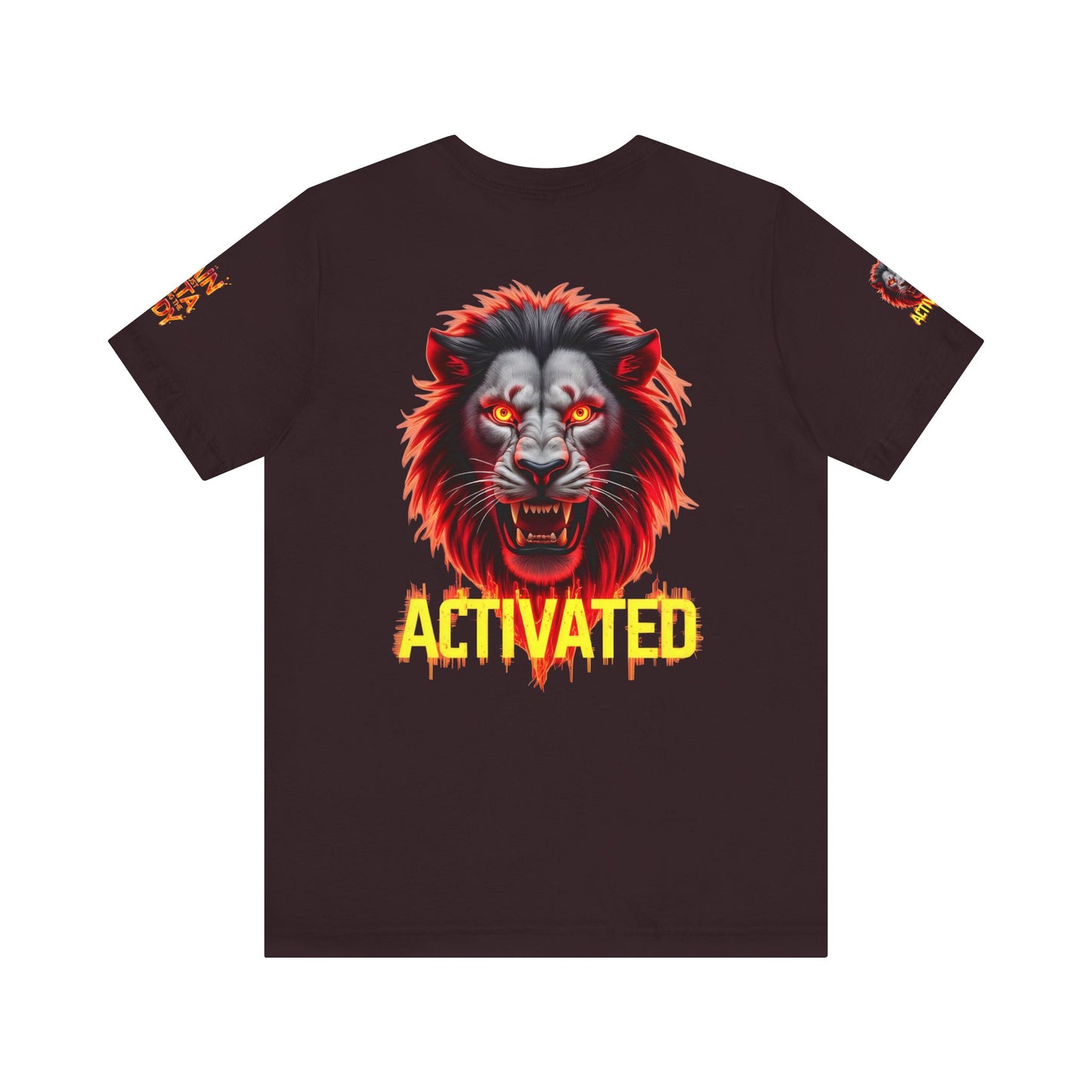 Fierce Lion Graphic Tee, Pain is Just Data Leaving the Body Shirt, Motivational Apparel, Unisex T-Shirt, Gift for Him/Her