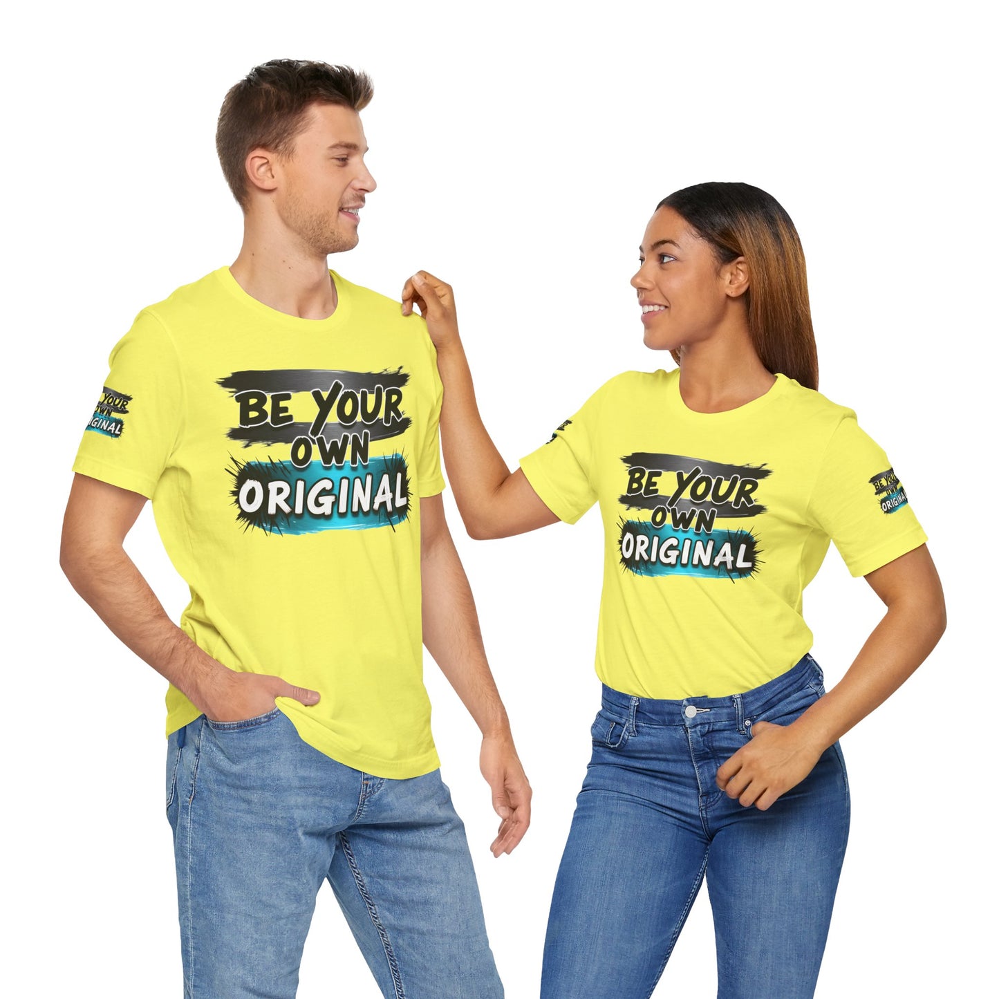 Be Your Own Original Unisex Tee - Inspirational Quote Shirt, Graphic Tee, Gifts for Creatives, Trendy Casual Wear, Daily Motivation
