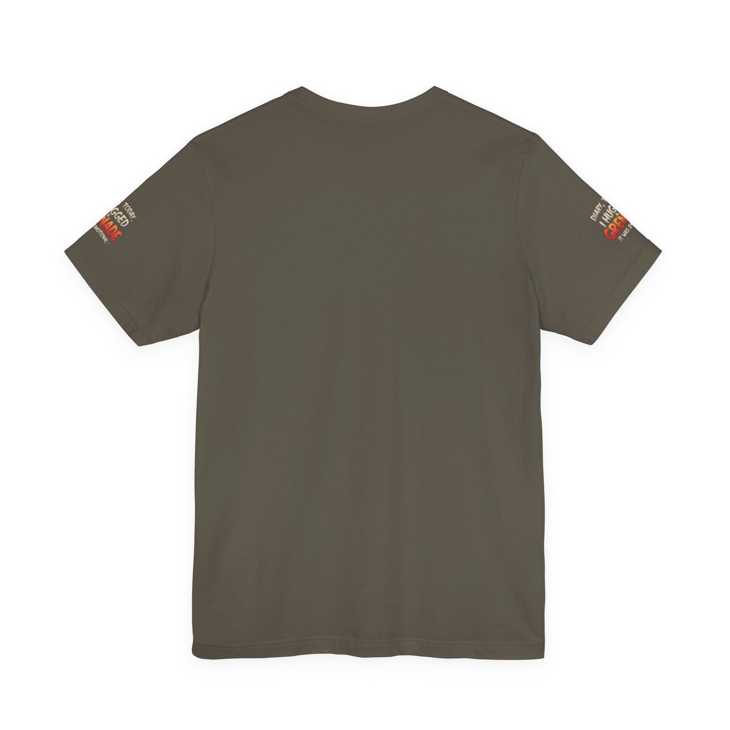 Emotional Grenade Tee, Funny Graphic T-Shirt, Unisex Humor Shirt, Casual Wear, Gift for Friends, Mood Apparel