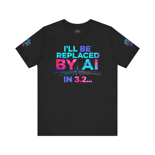 AI Rebellion Graphic Tee | Unisex Short Sleeve Shirt, Tech Humor T-shirt, Gift for AI Enthusiasts, Geek Fashion, Statement Clothing