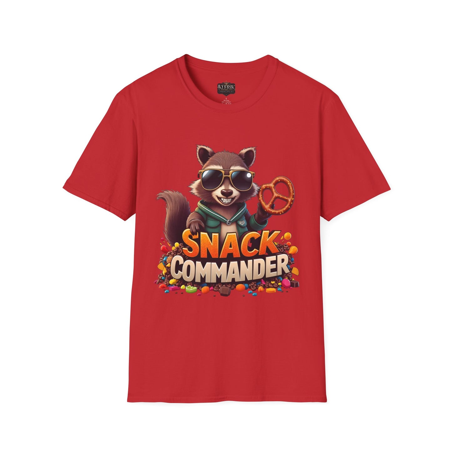 Unisex T-Shirt Snack Commander Design