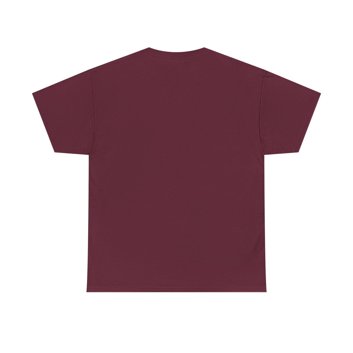 Inspirational Unisex Heavy Cotton Tee - "I AM STRONG AND COURAGEOUS BECAUSE GOD IS WITH ME"