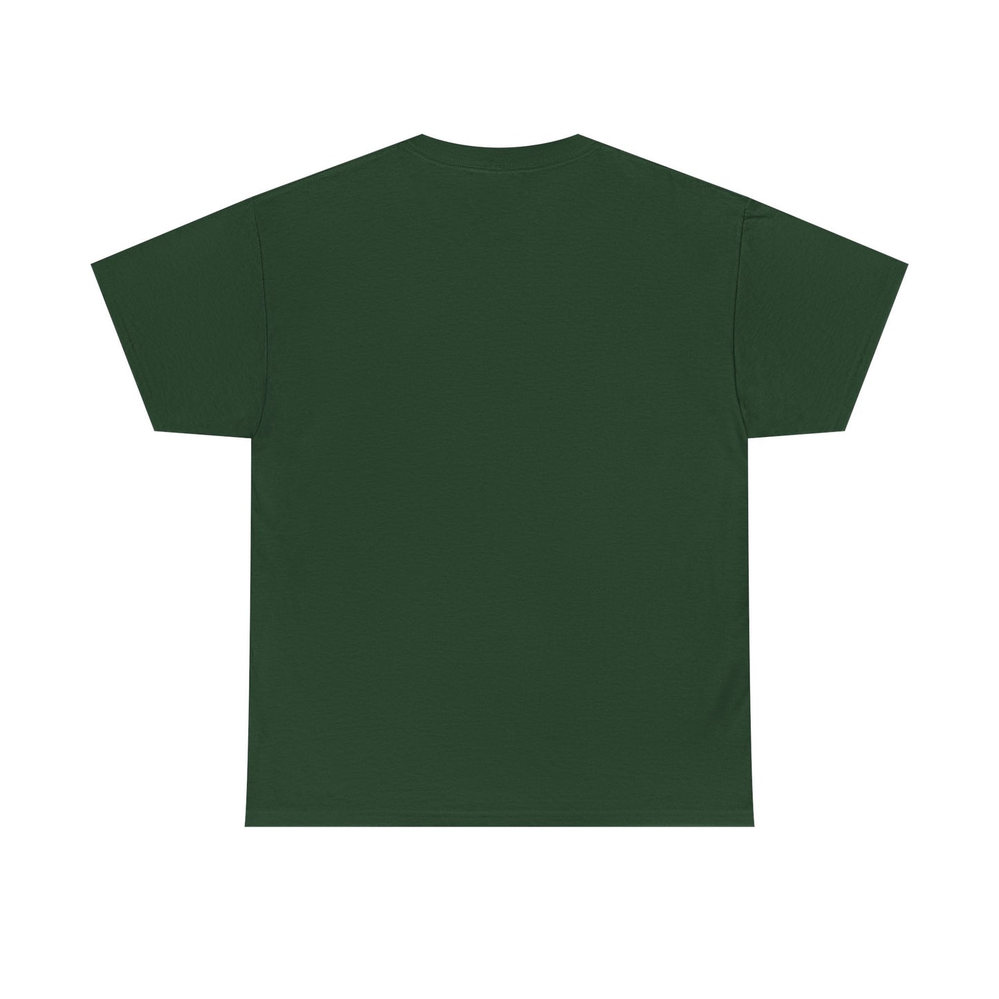 Inspirational Unisex Heavy Cotton Tee - "I AM STRONG AND COURAGEOUS BECAUSE GOD IS WITH ME"