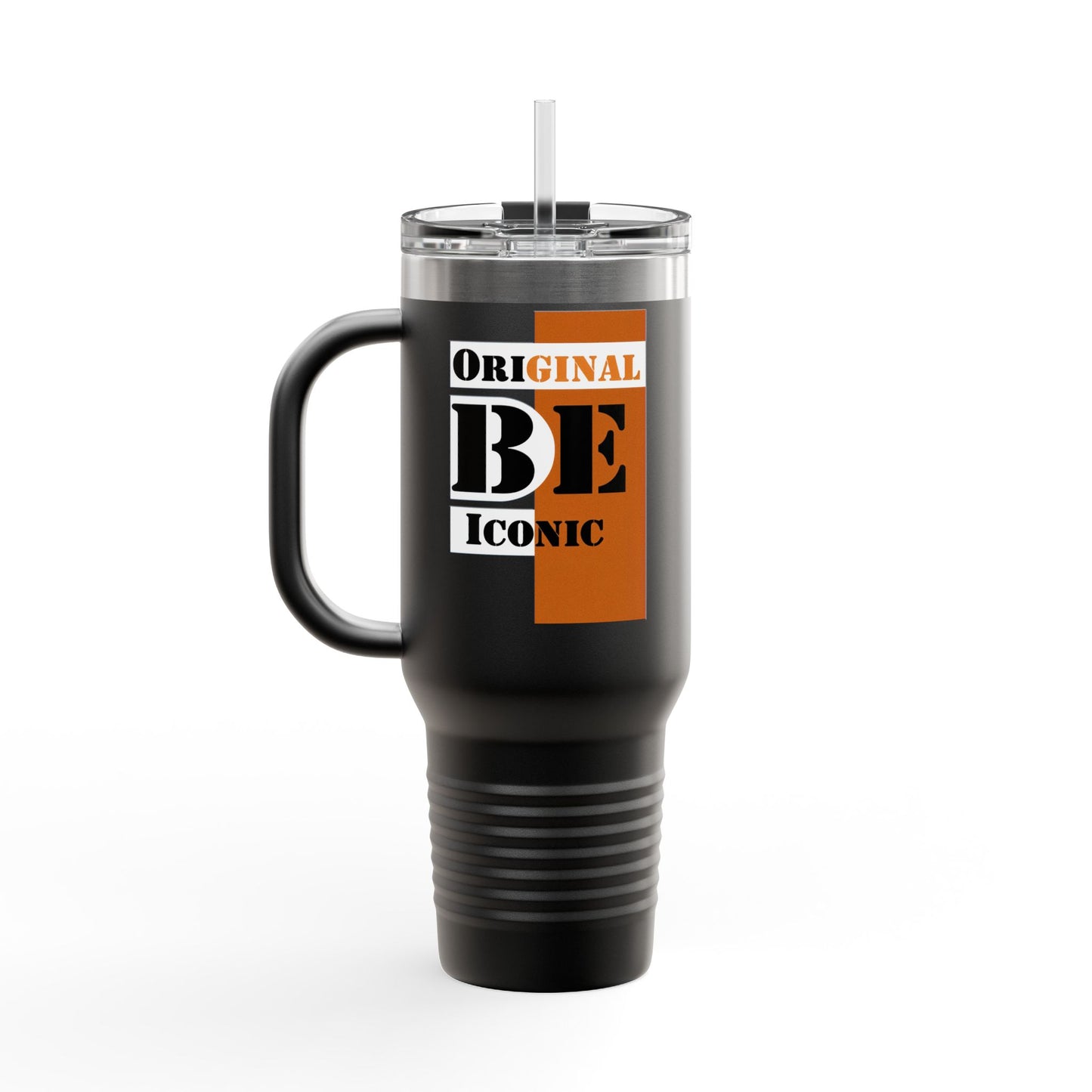 Insulated Travel Mug, Be Iconic 40oz, Travel Tumbler, Stylish Coffee Mug, Perfect Gift For Coffee Lovers, Outdoor and Office Use