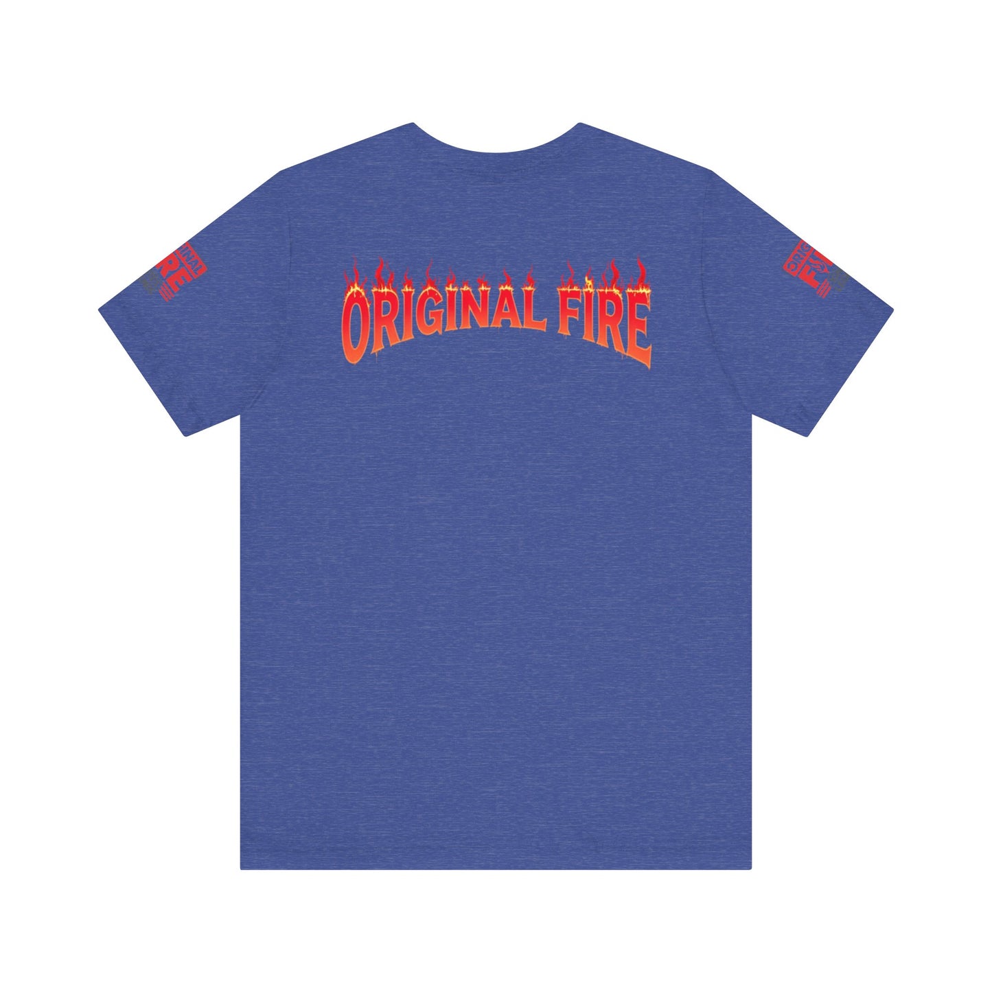Men's Fire-Themed Graphic Tee, Original Fire Ignites Legends