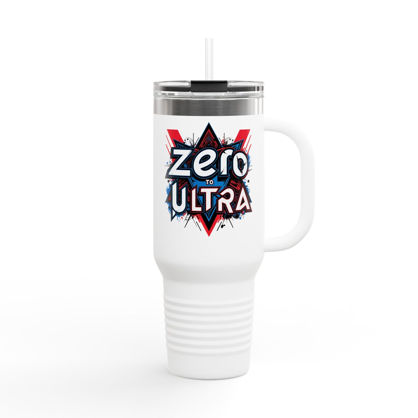 Insulated Travel Mug - Zero to Ultra, 40oz Coffee Mug, Travel Cup, Personalized Gift, Outdoor Adventure, Road Trip Essential