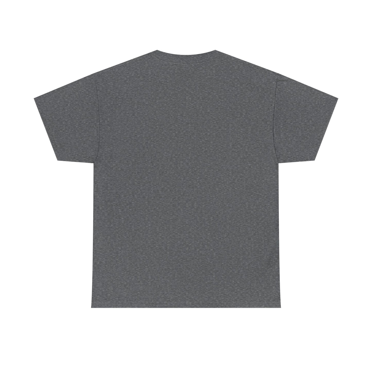 Inspirational Unisex Heavy Cotton Tee - "I AM STRONG AND COURAGEOUS BECAUSE GOD IS WITH ME"