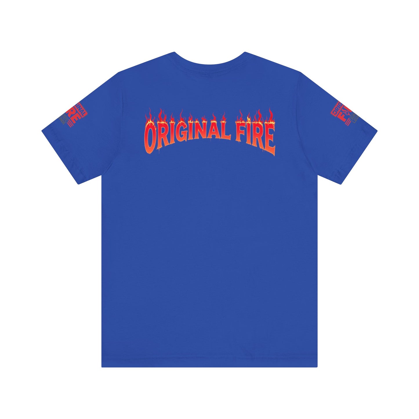 Men's Fire-Themed Graphic Tee, Original Fire Ignites Legends