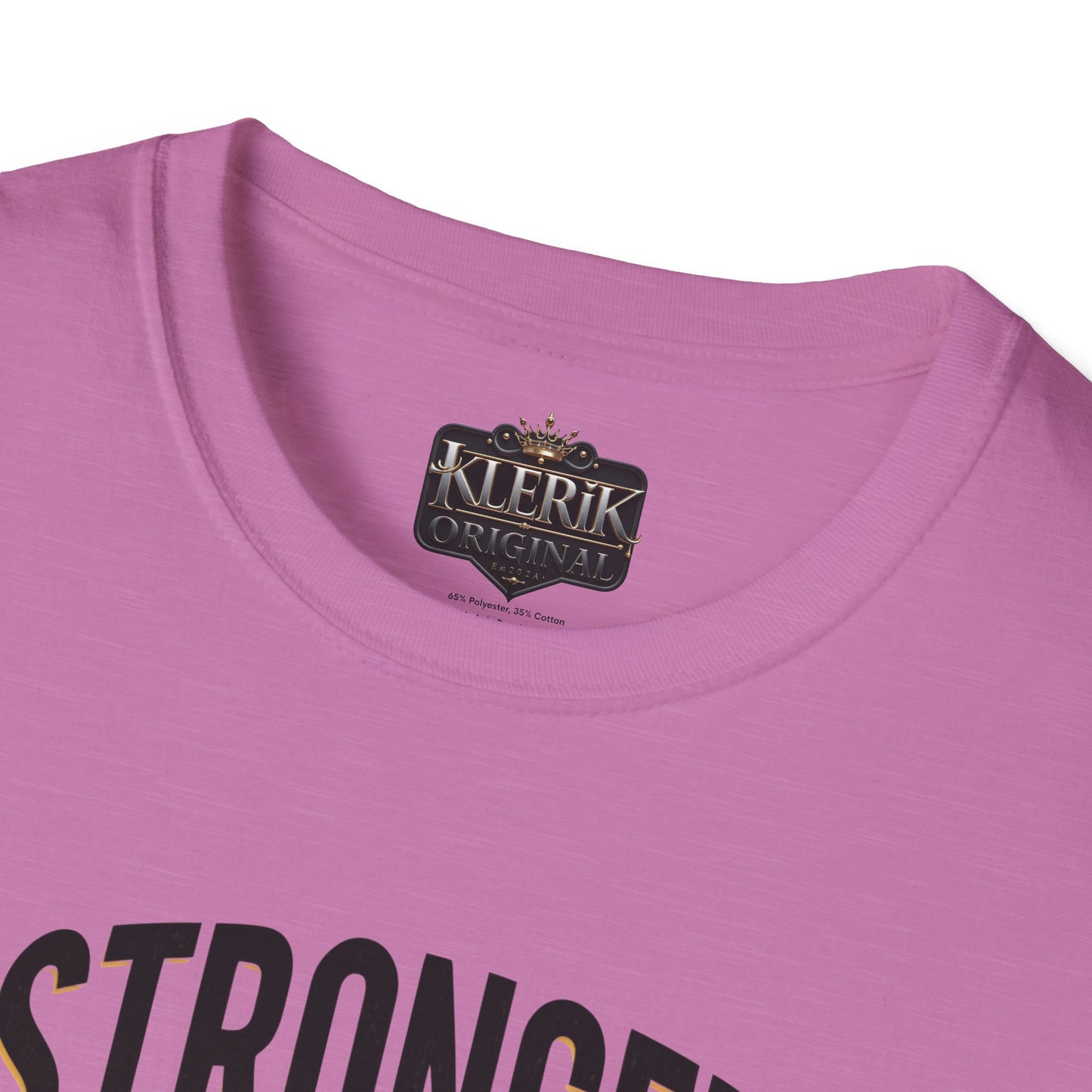 Stronger Than Yesterday Unisex Softstyle T-Shirt | Motivational Gym Tee, Fitness Gift, Workout Apparel, Inspirational Shirt, Casual Wear