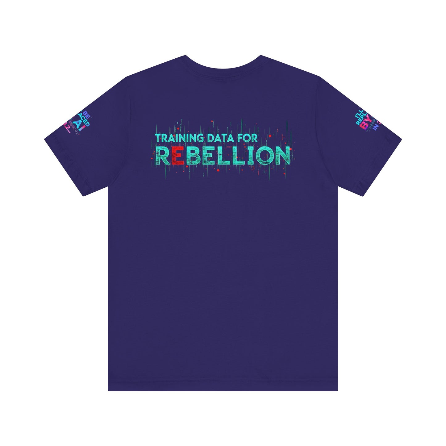 AI Rebellion Graphic Tee | Unisex Short Sleeve Shirt, Tech Humor T-shirt, Gift for AI Enthusiasts, Geek Fashion, Statement Clothing