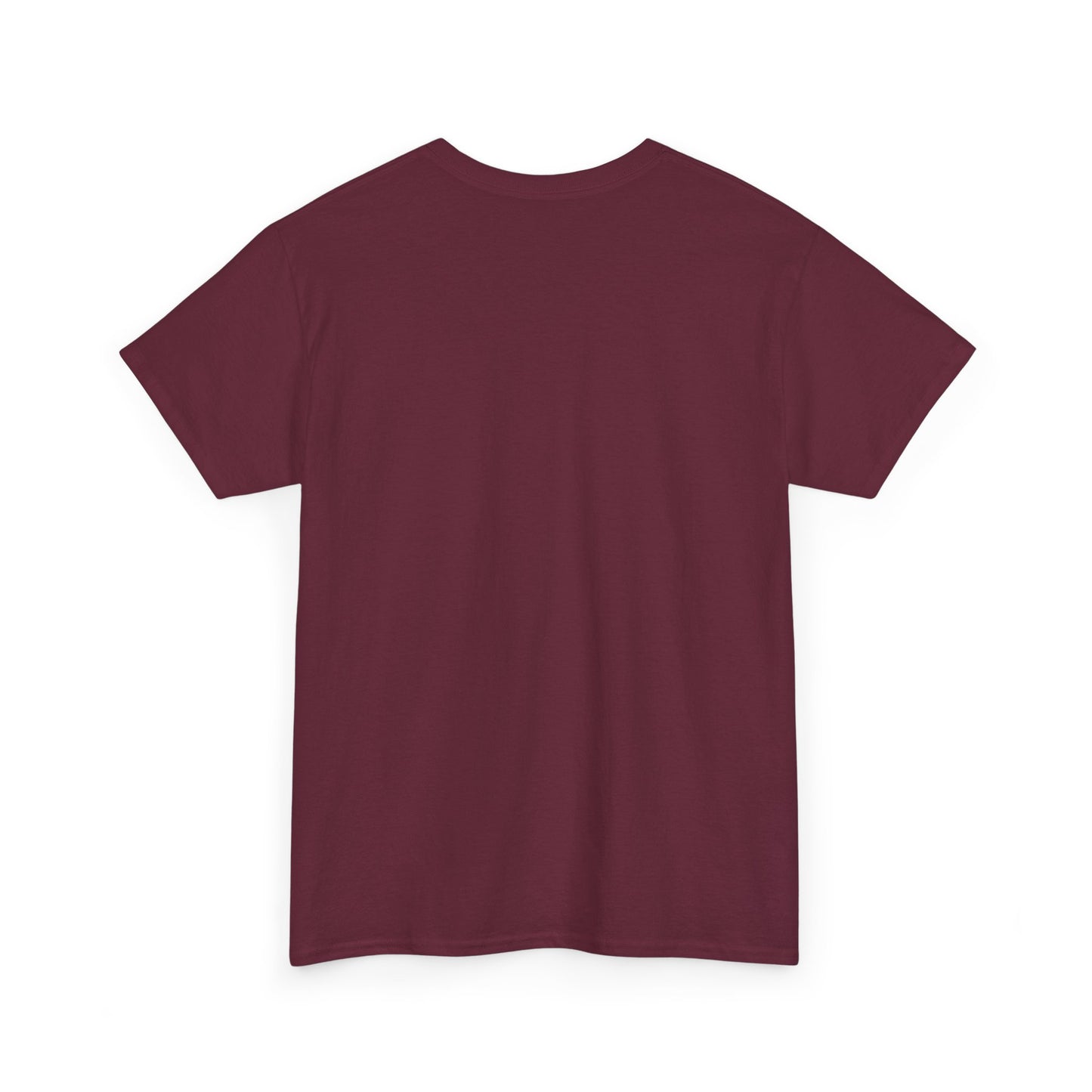 Inspirational Unisex Heavy Cotton Tee - "I AM STRONG AND COURAGEOUS BECAUSE GOD IS WITH ME"