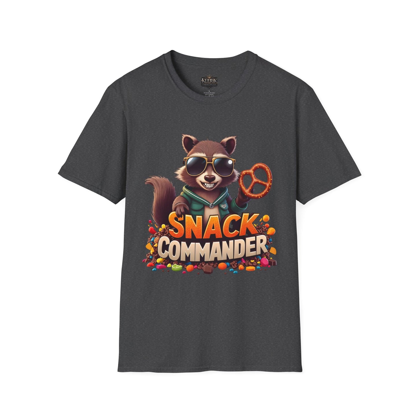 Unisex T-Shirt Snack Commander Design