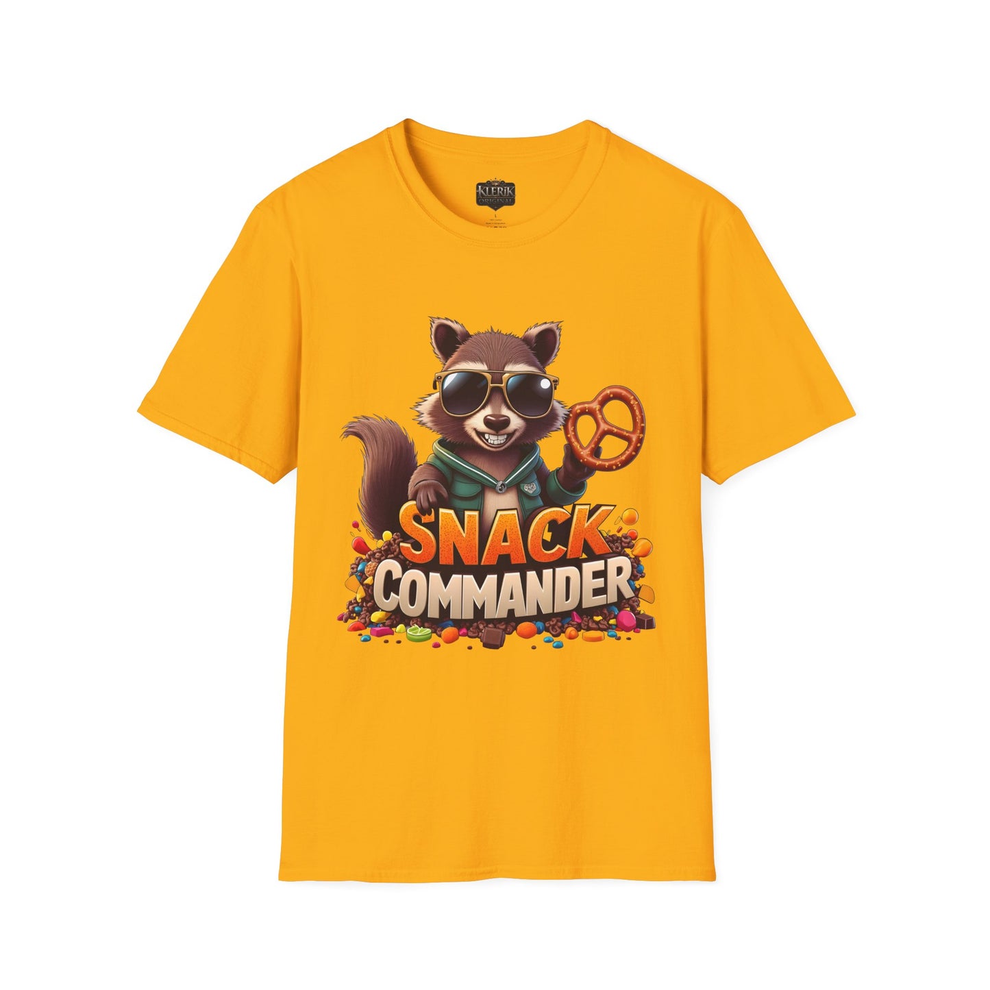 Unisex T-Shirt Snack Commander Design