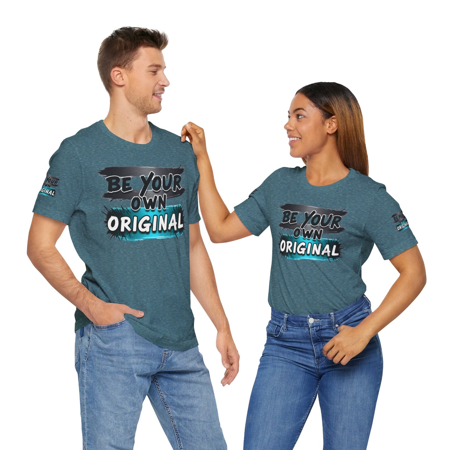 Be Your Own Original Unisex Tee - Inspirational Quote Shirt, Graphic Tee, Gifts for Creatives, Trendy Casual Wear, Daily Motivation