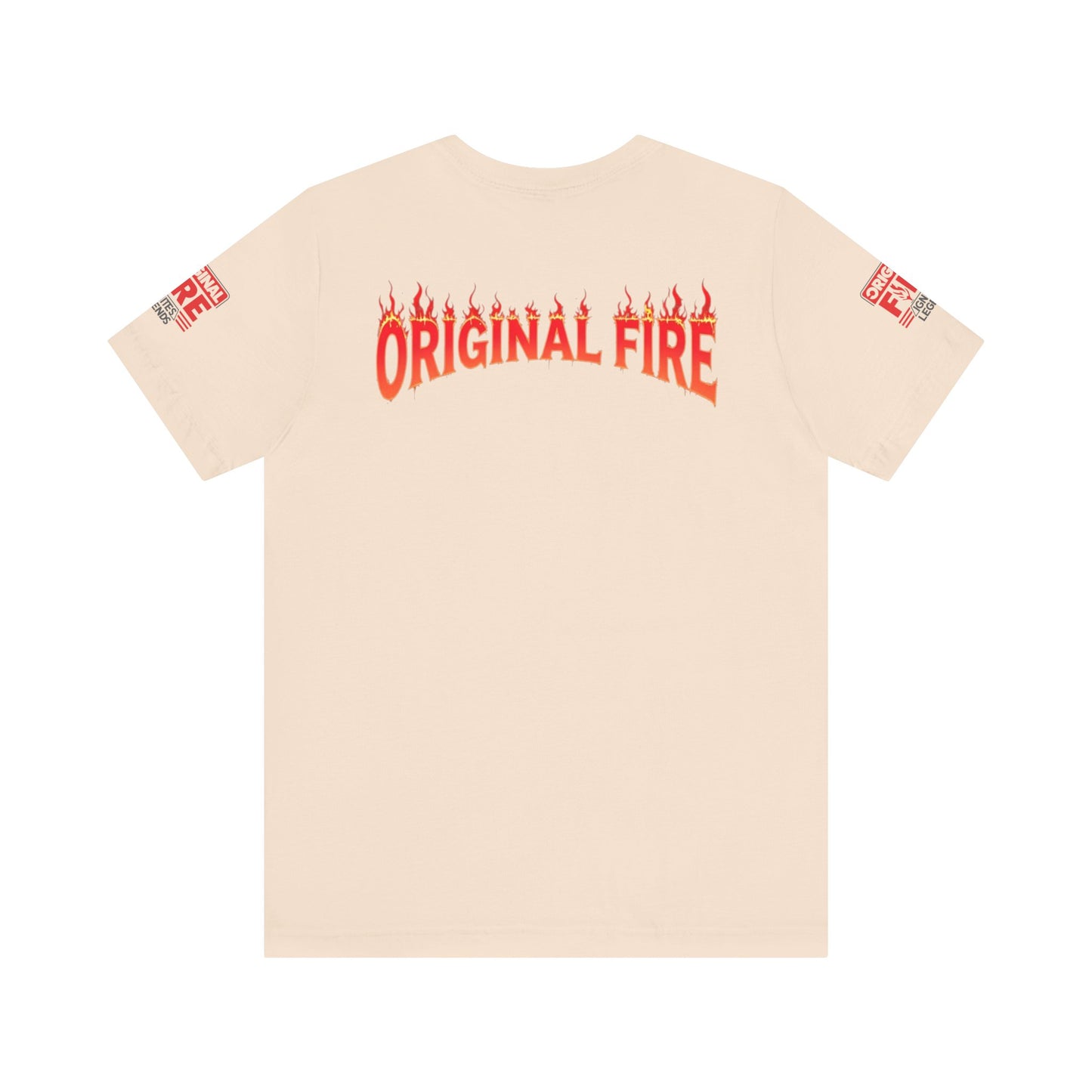 Men's Fire-Themed Graphic Tee, Original Fire Ignites Legends