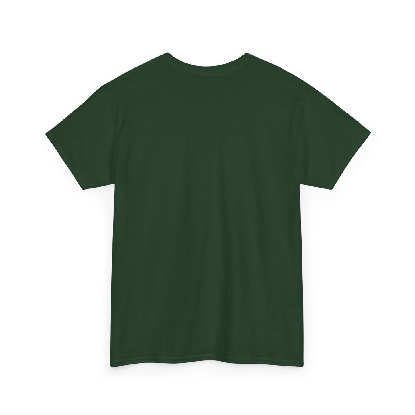 Inspirational Unisex Heavy Cotton Tee - "I AM STRONG AND COURAGEOUS BECAUSE GOD IS WITH ME"