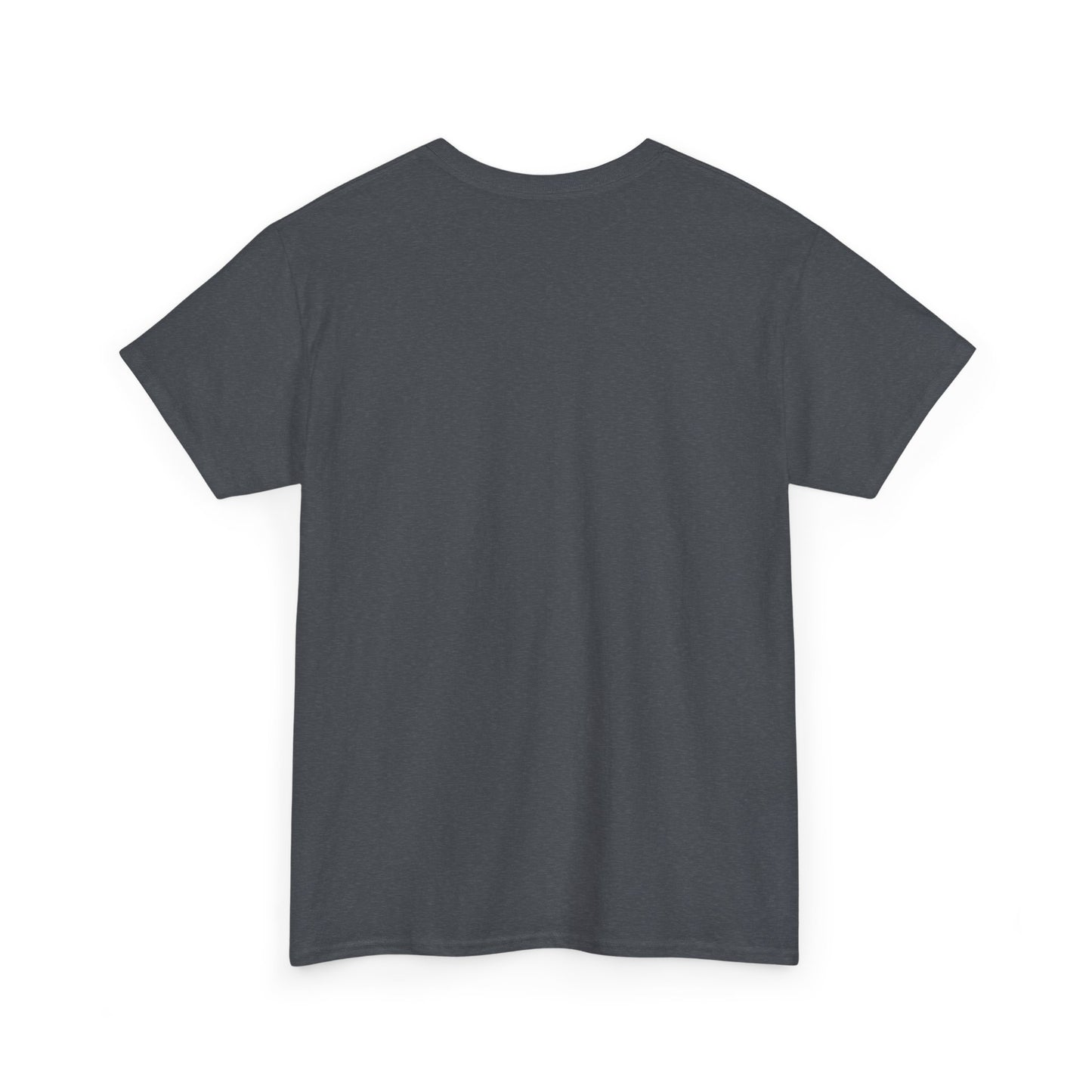 Inspirational Unisex Heavy Cotton Tee - "I AM STRONG AND COURAGEOUS BECAUSE GOD IS WITH ME"
