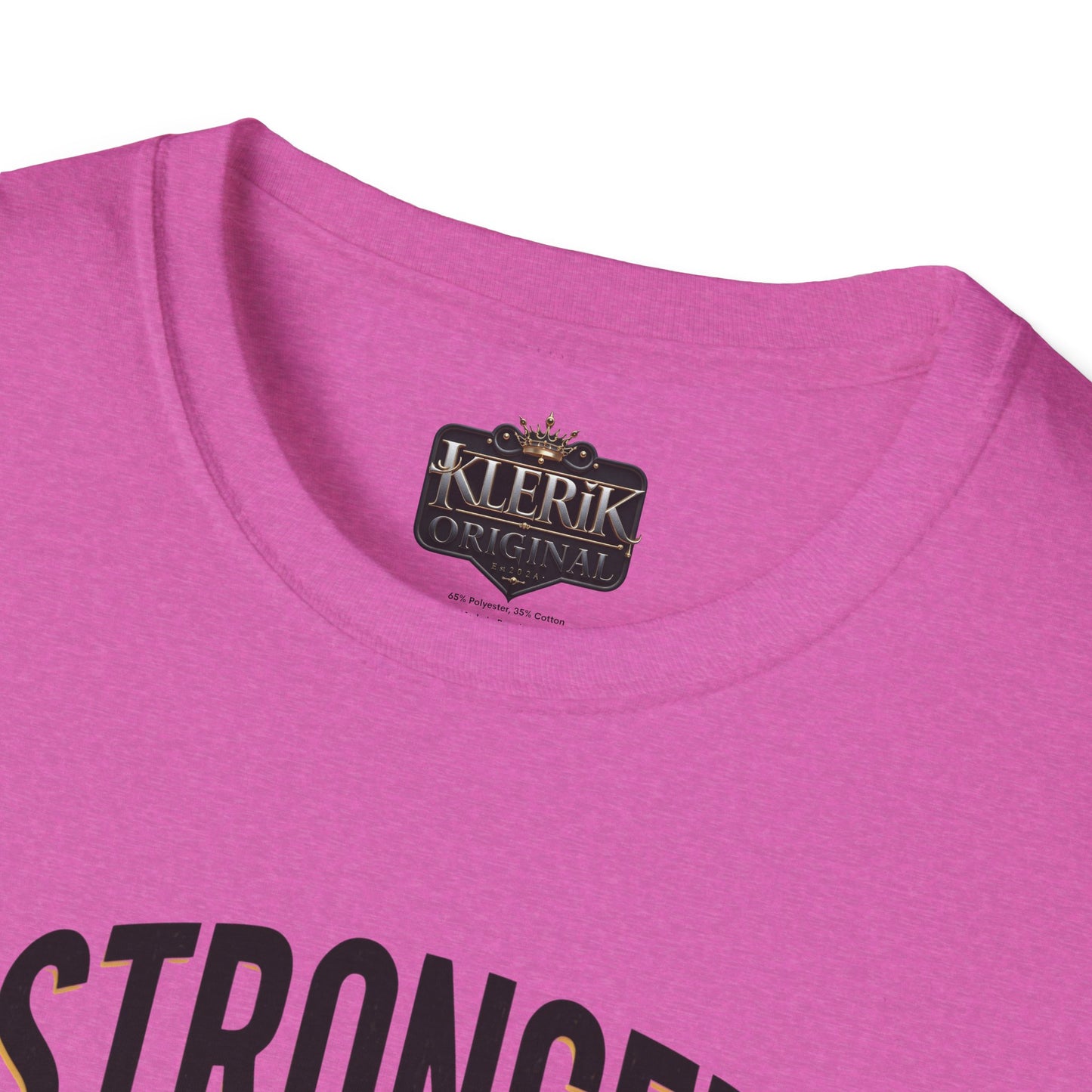 Stronger Than Yesterday Unisex Softstyle T-Shirt | Motivational Gym Tee, Fitness Gift, Workout Apparel, Inspirational Shirt, Casual Wear