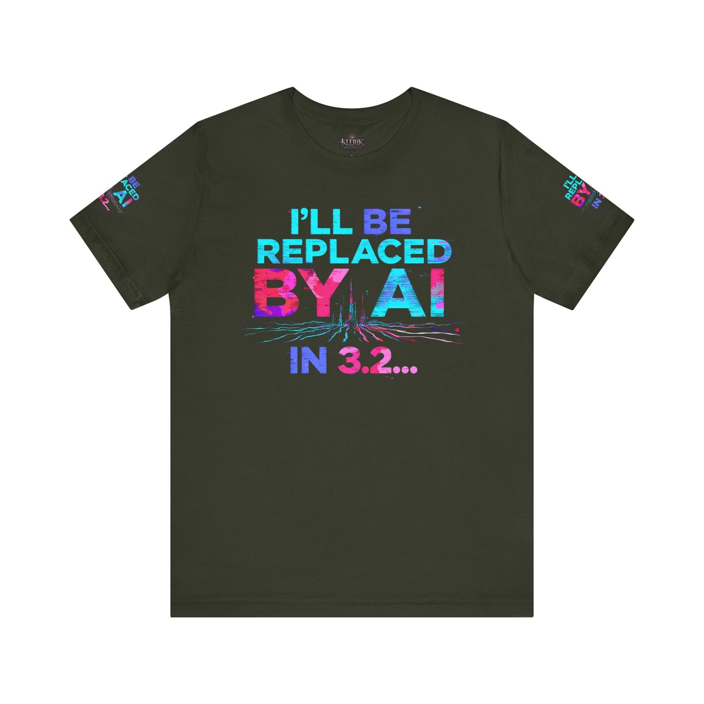 AI Rebellion Graphic Tee | Unisex Short Sleeve Shirt, Tech Humor T-shirt, Gift for AI Enthusiasts, Geek Fashion, Statement Clothing