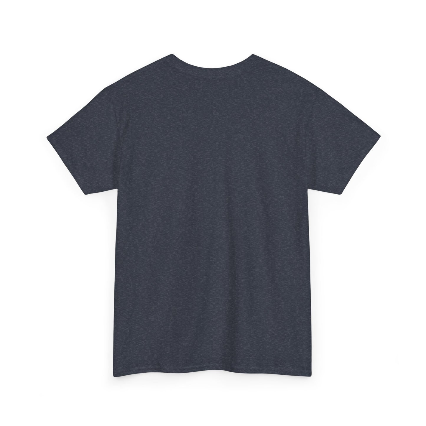 Inspirational Unisex Heavy Cotton Tee - "I AM STRONG AND COURAGEOUS BECAUSE GOD IS WITH ME"
