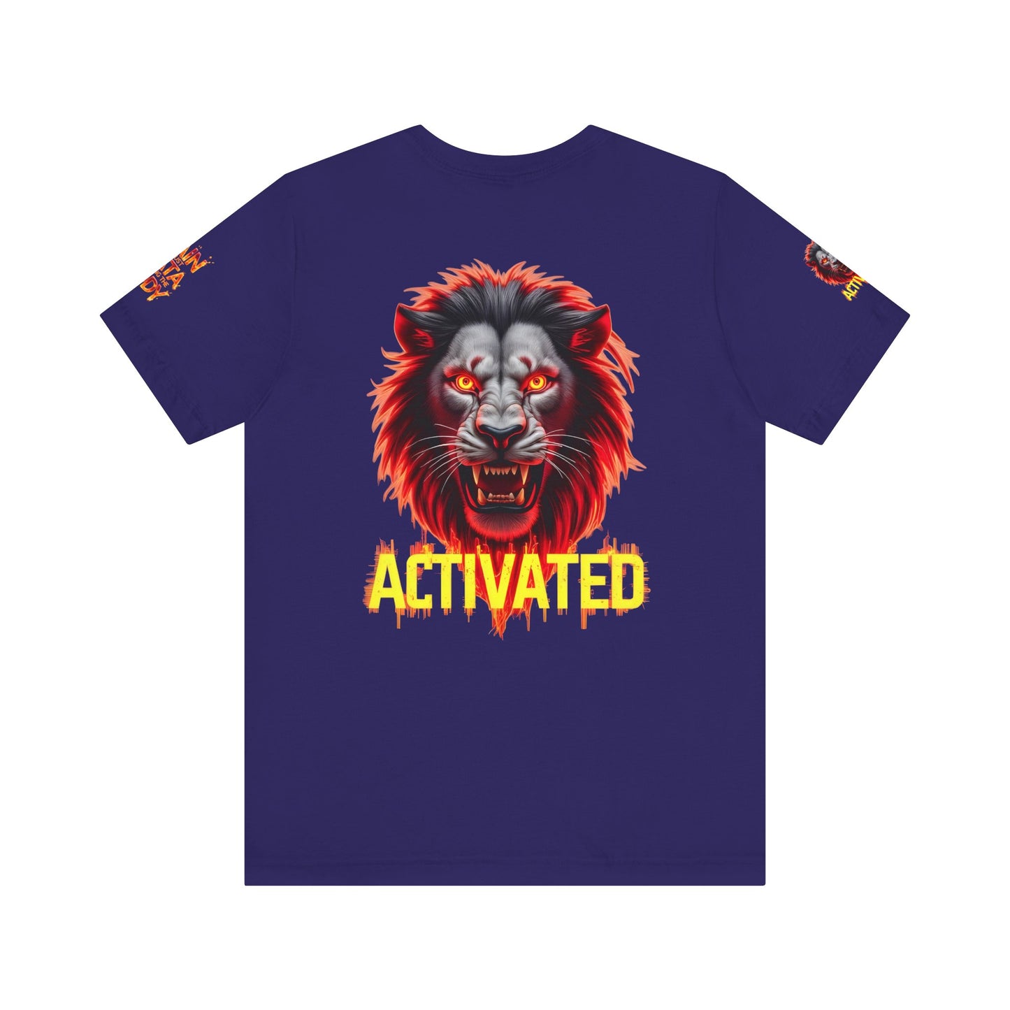 Fierce Lion Graphic Tee, Pain is Just Data Leaving the Body Shirt, Motivational Apparel, Unisex T-Shirt, Gift for Him/Her